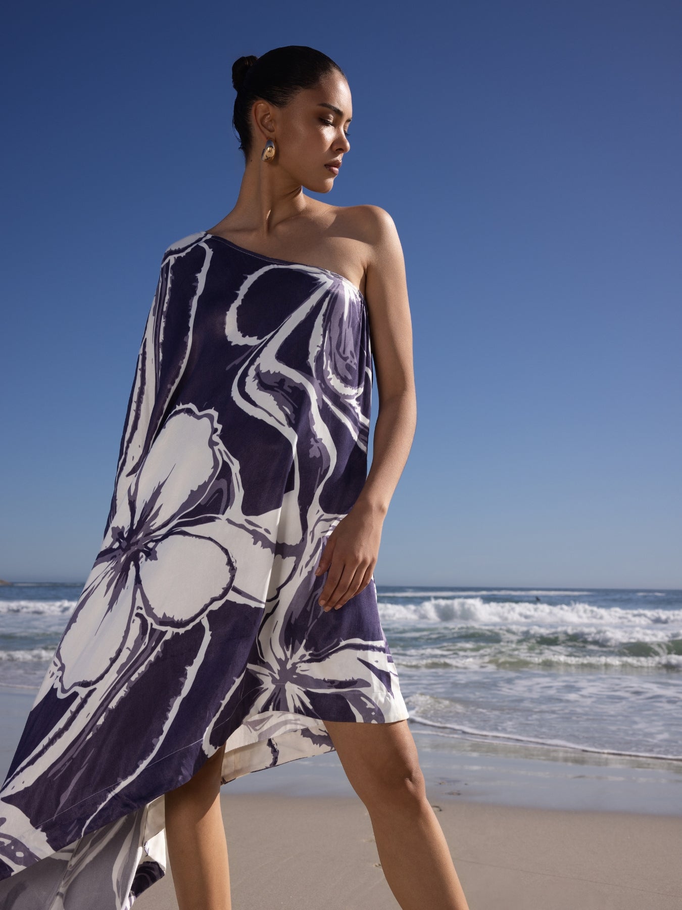 Mini Satu FSC® Certified Viscose Dress - Sora Navy