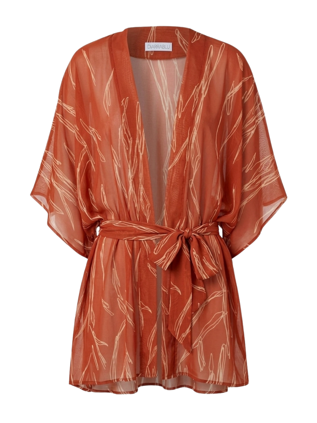 Cabana Kimono and Pants Set - Scribble Rust