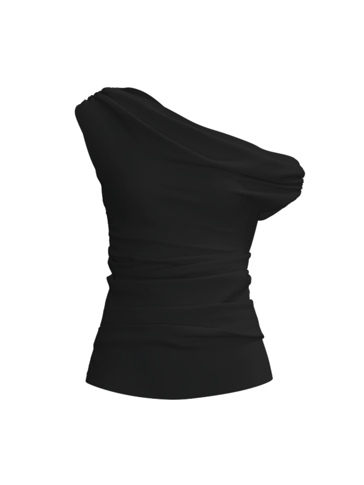 Alba FSC® Certified Viscose Top - Solid Noir
