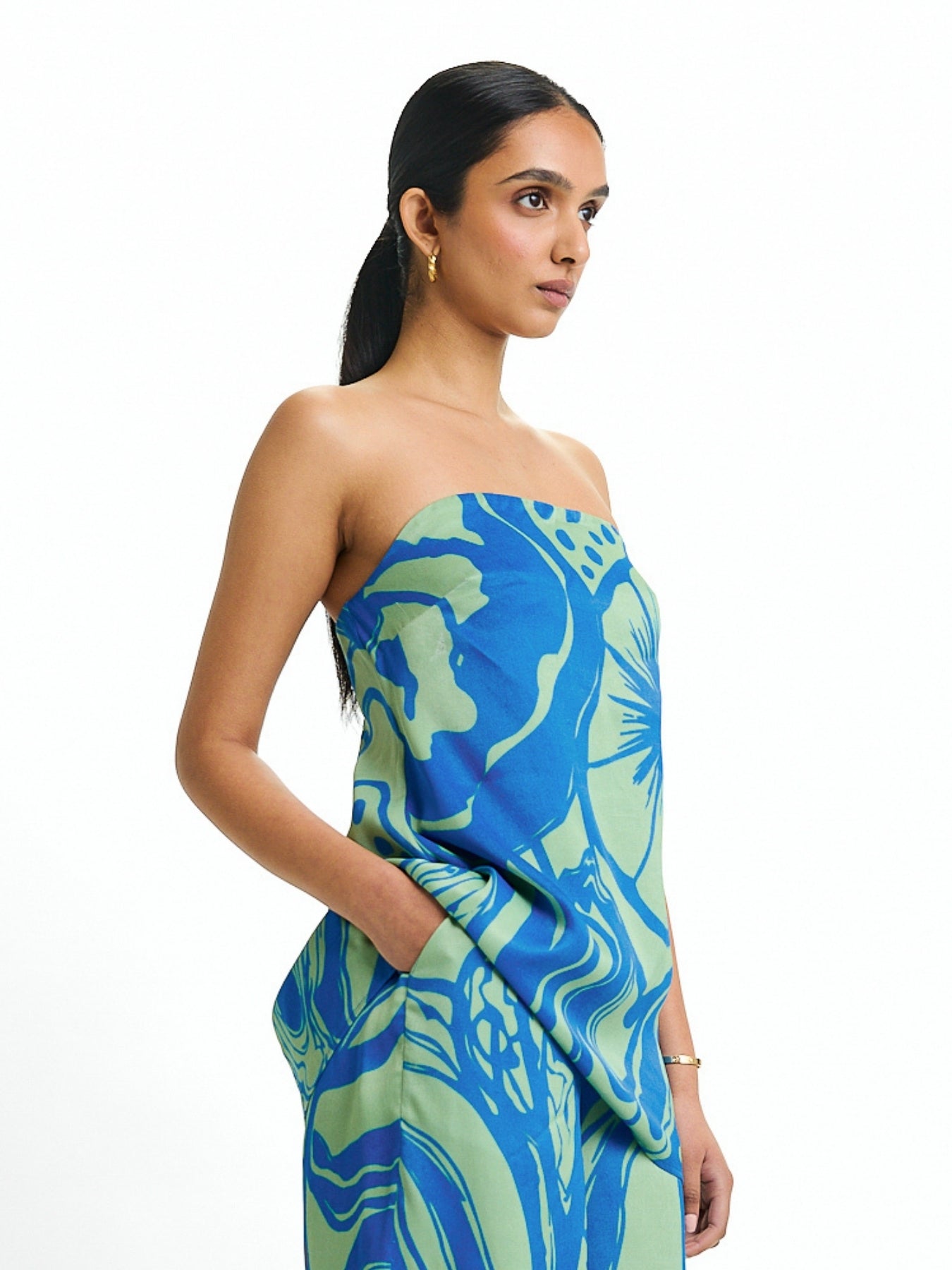 Anais FSC® Certified Viscose Top - Tima Mint