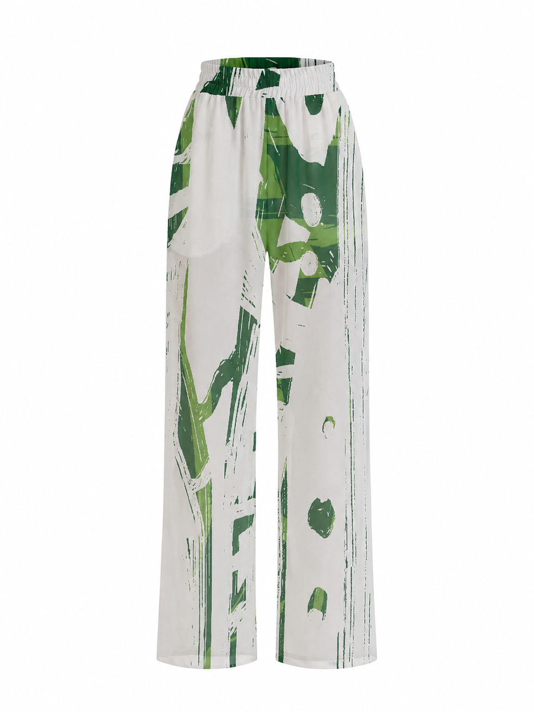 Cabana Kimono and Pants Set - Garden Vert