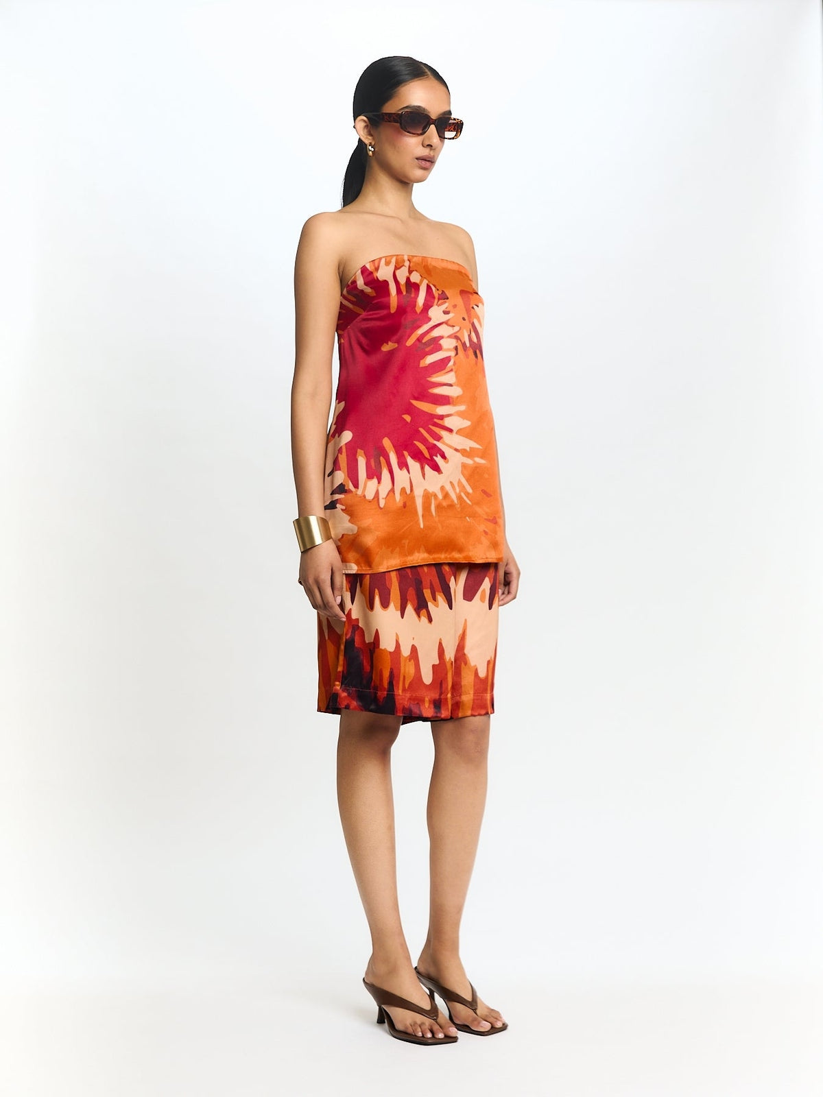 Jeyna Shorts - Magma Orange