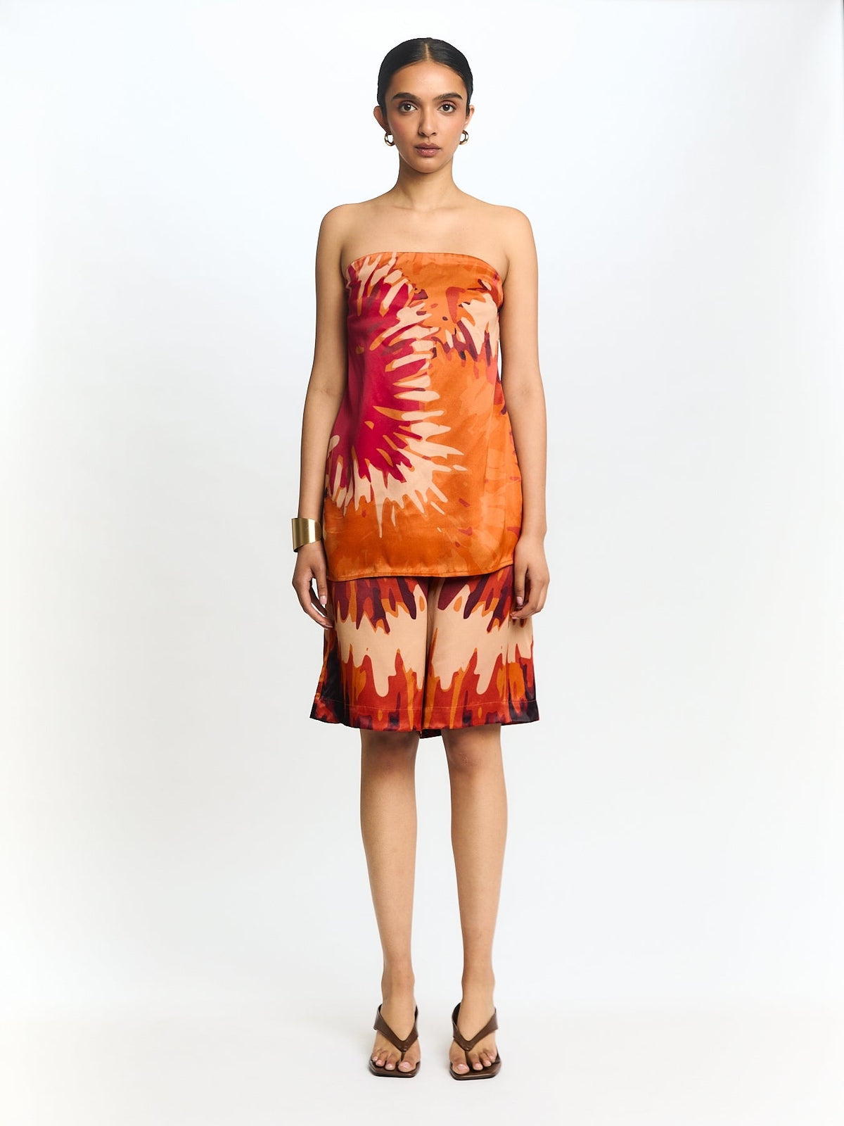 Jeyna Shorts - Magma Orange