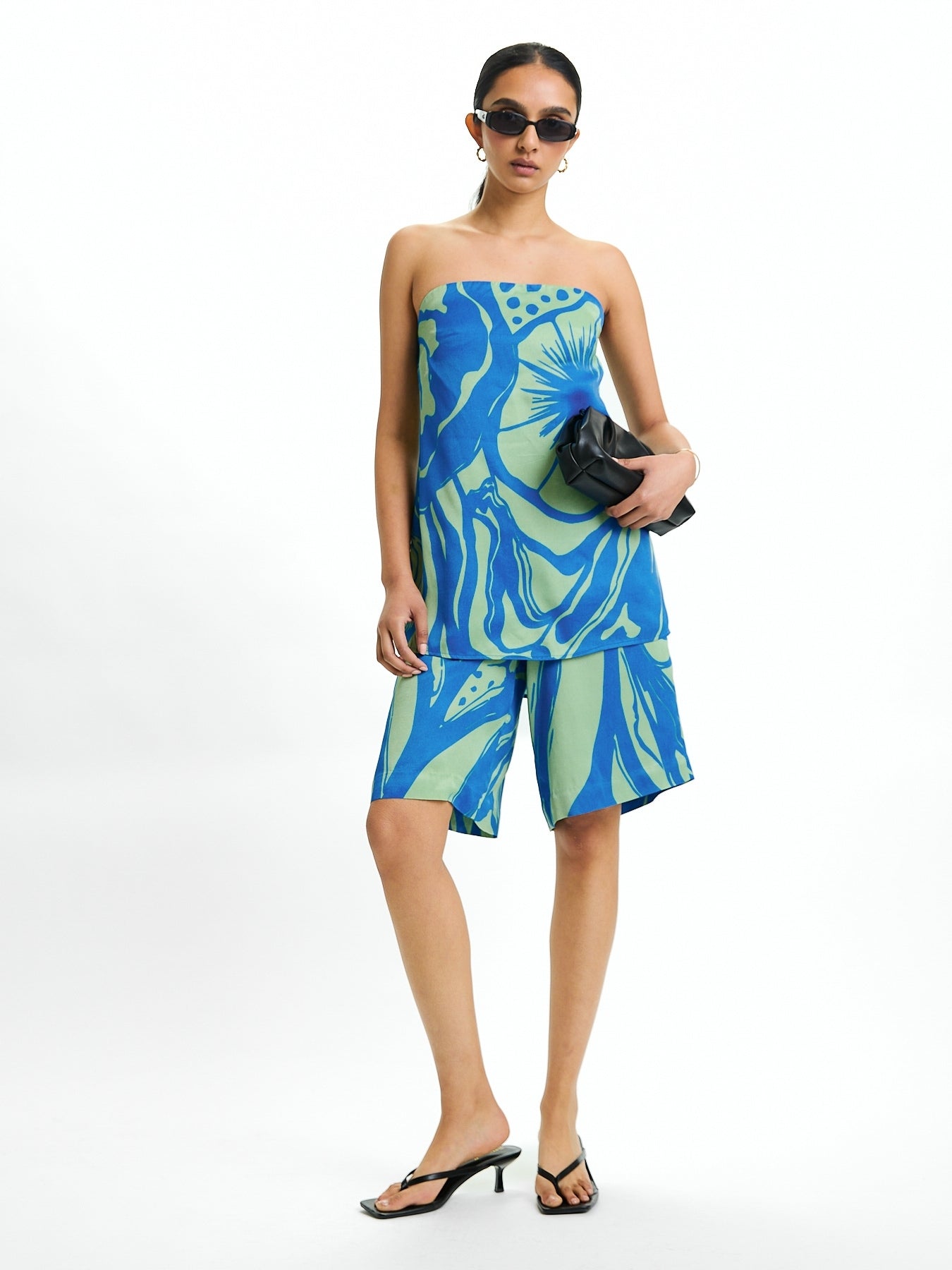 Jeyna FSC® Certified Viscose Shorts - Tima Mint