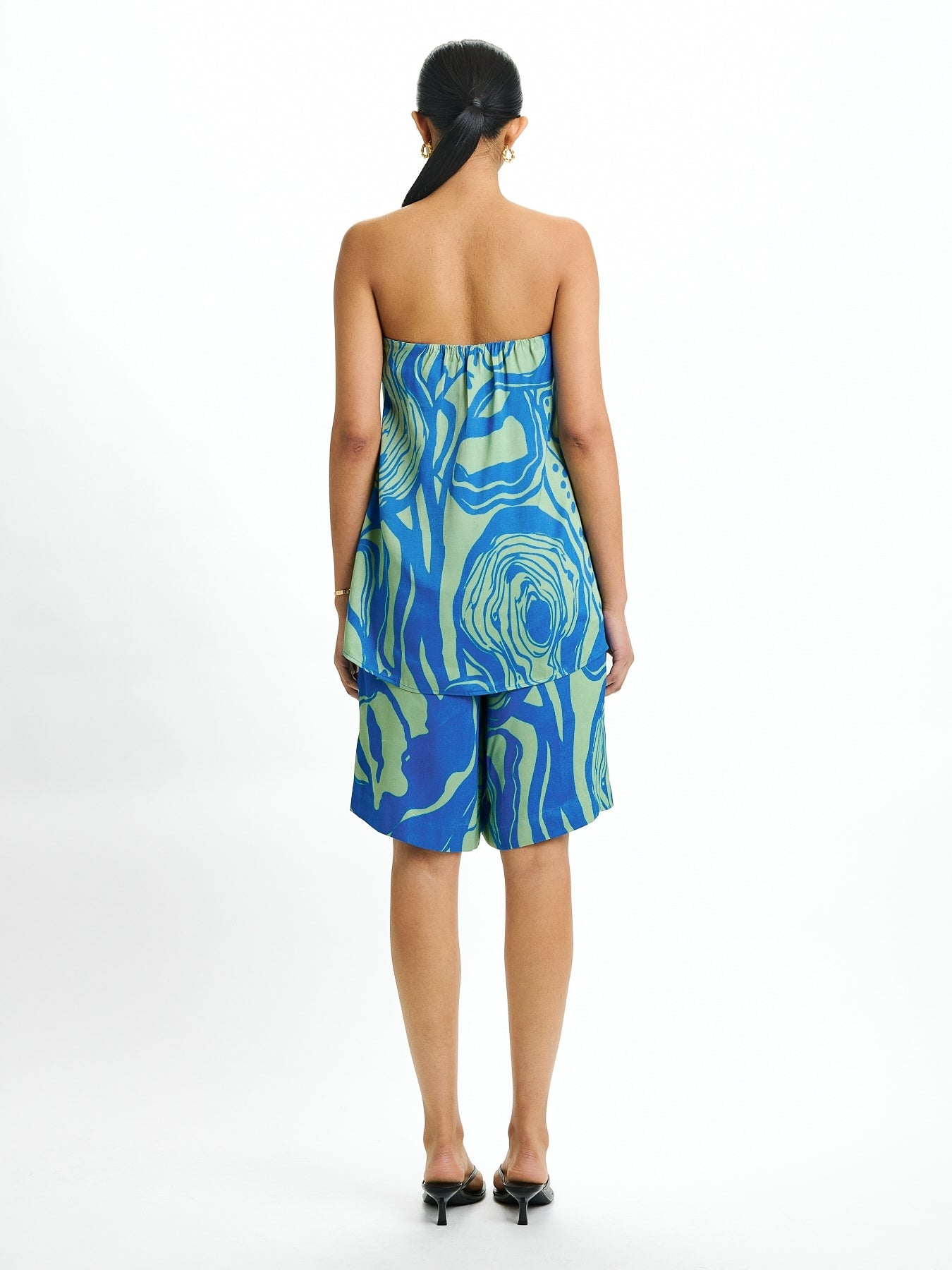 Jeyna FSC® Certified Viscose Shorts - Tima Mint