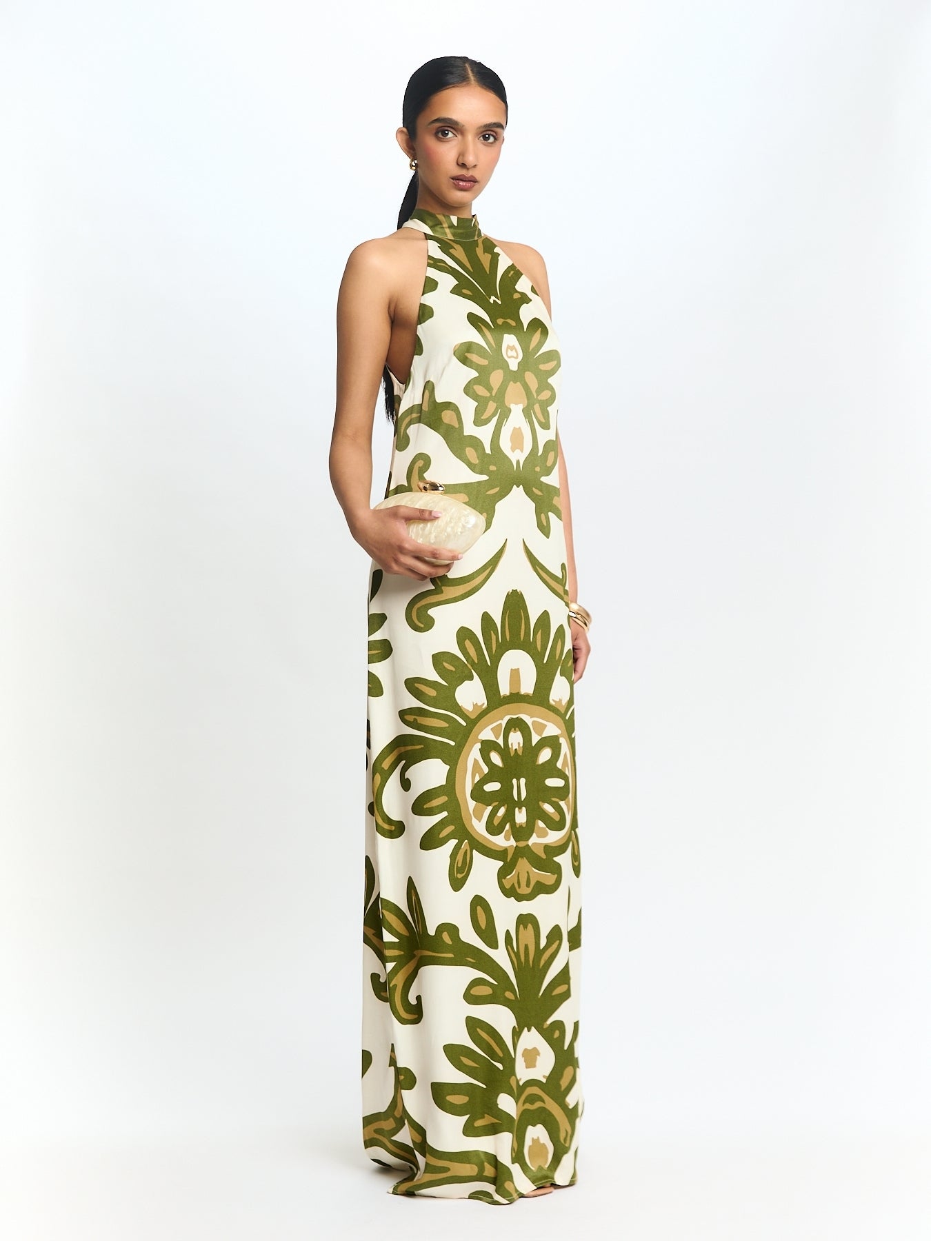 Lael FSC® Certified Viscose Dress - Elia Olive