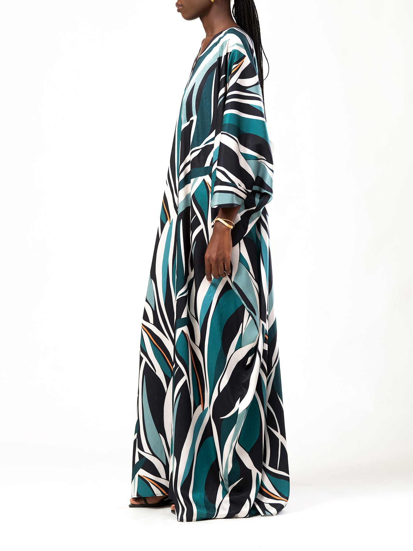 Laou Dress - Petal Teal