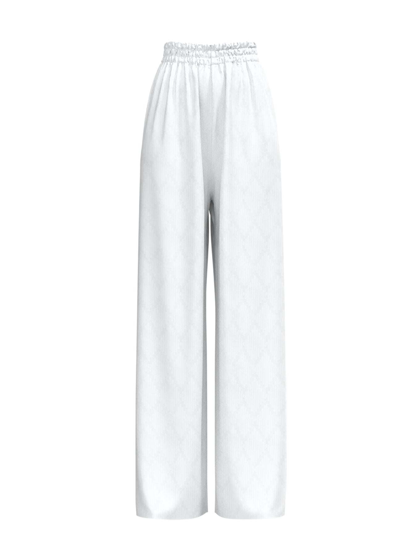 Leer Cotton Pants - Ondas Blanc