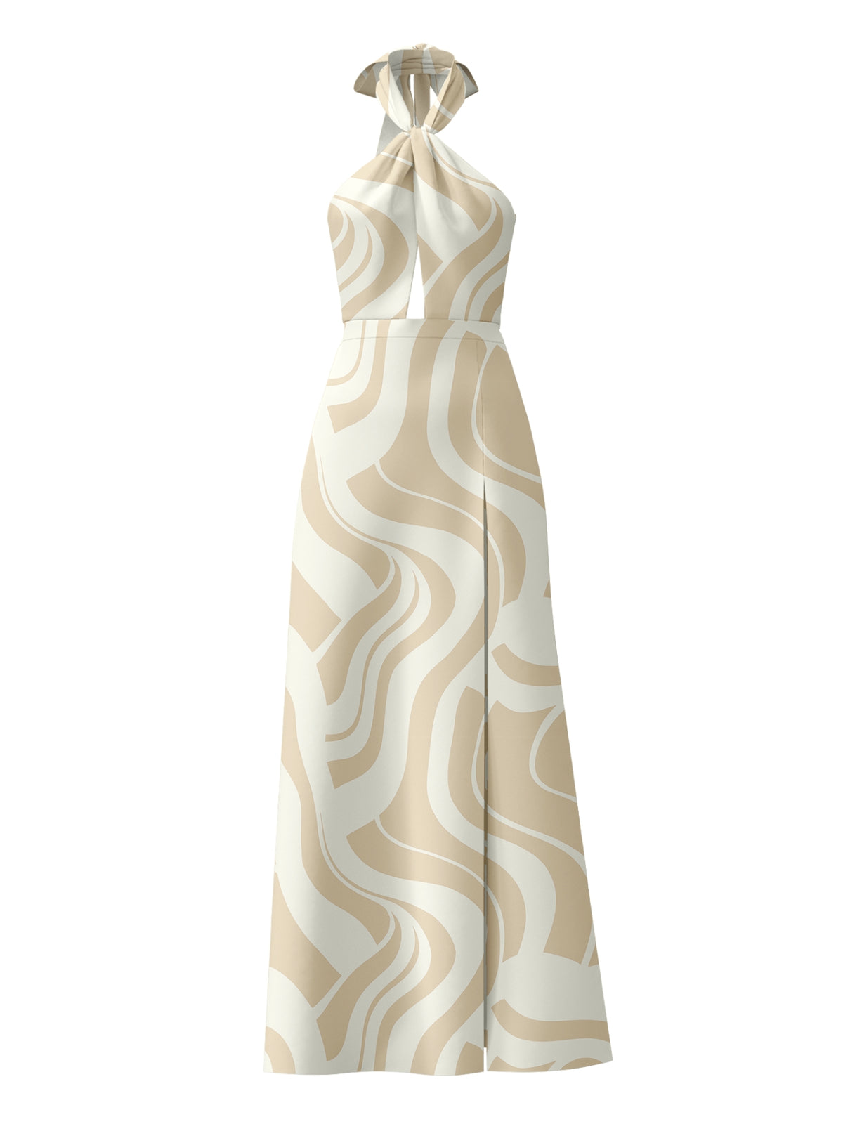 Lyra FSC® Certified Viscose Dress - Luze Ivory