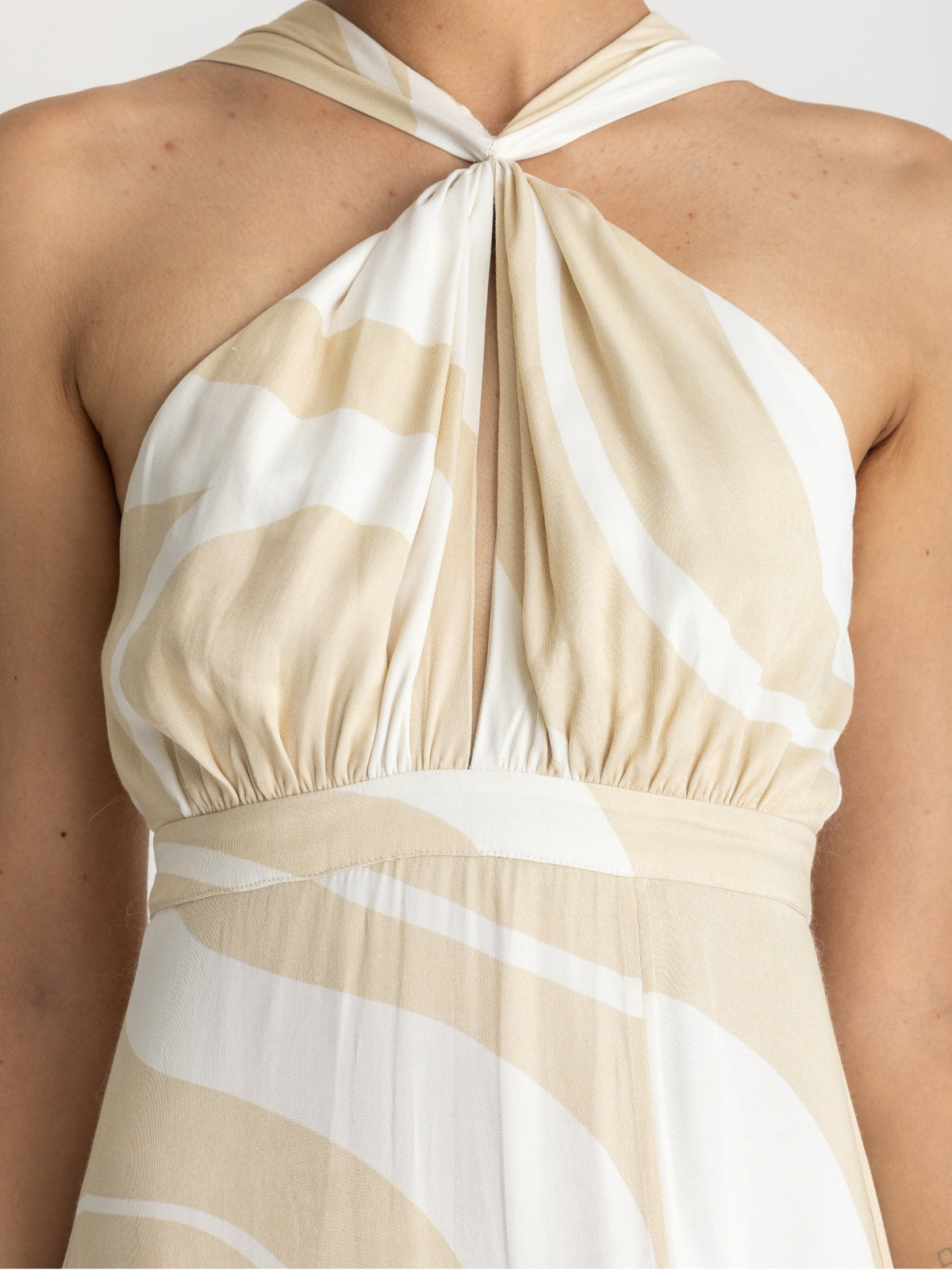 Lyra FSC® Certified Viscose Dress - Luze Ivory