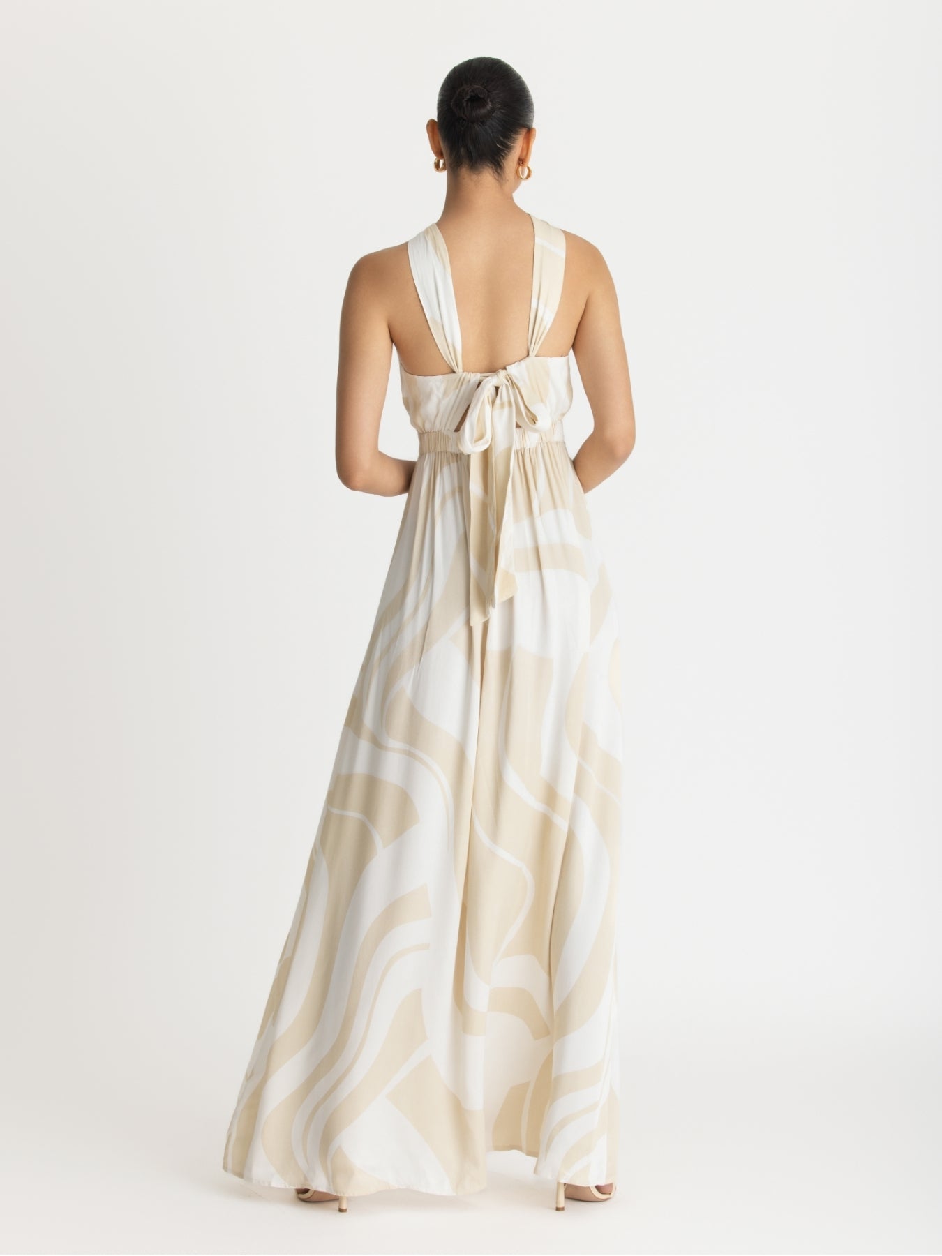 Lyra FSC® Certified Viscose Dress - Luze Ivory