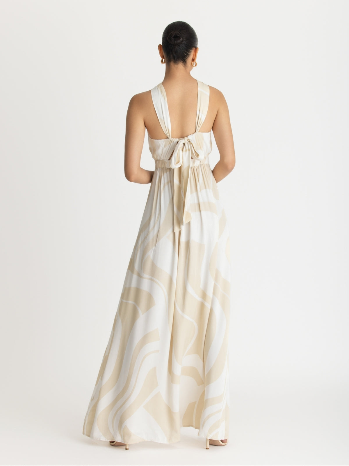Lyra FSC® Certified Viscose Dress - Luze Ivory