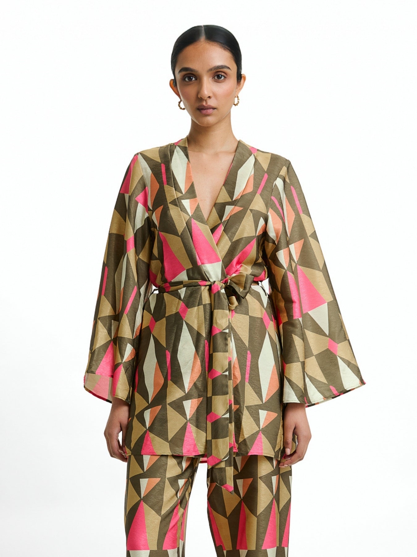 mini kimono dress Mini Kimono - Caru Olive