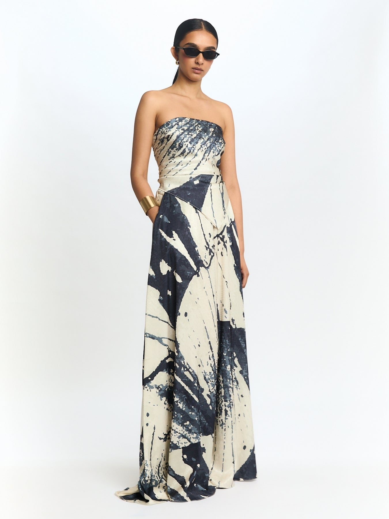 Moussor Scarf Top - Castle Hill Noir