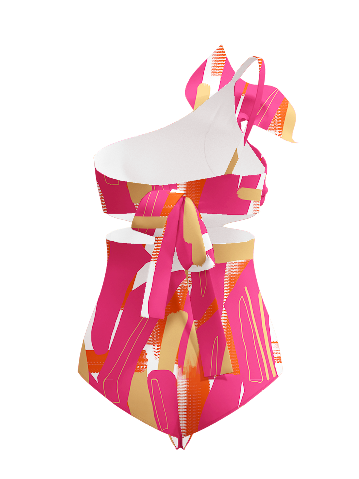 Nia Swimsuit - Abstract Rose