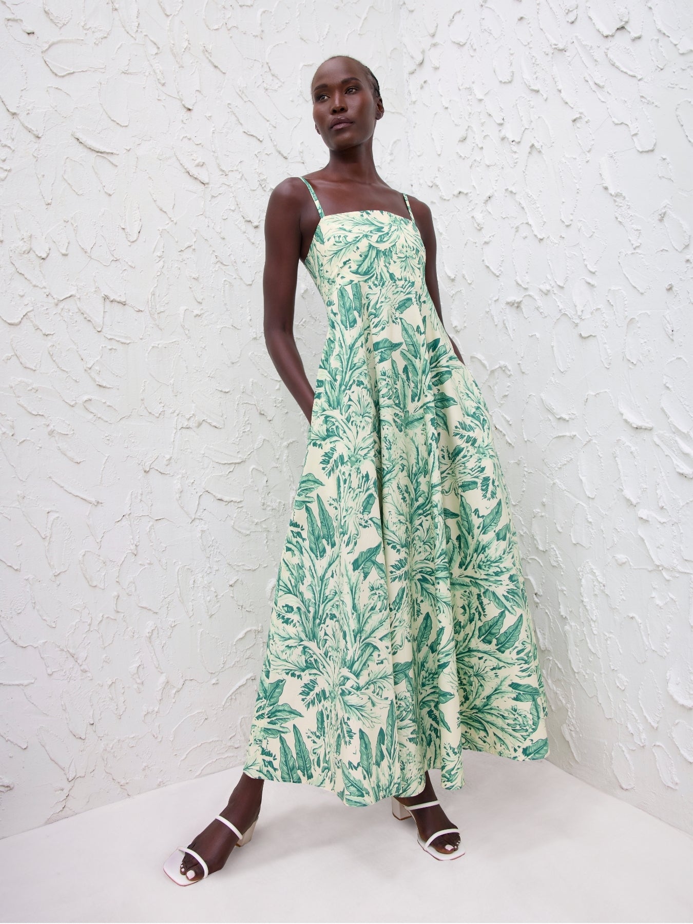 Diarrablu Women's Oria Dress - Green - Size XS - Toile Olive