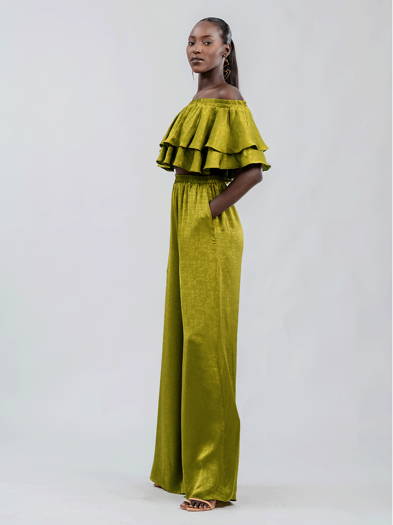 Hana Pants - Ayel Olive