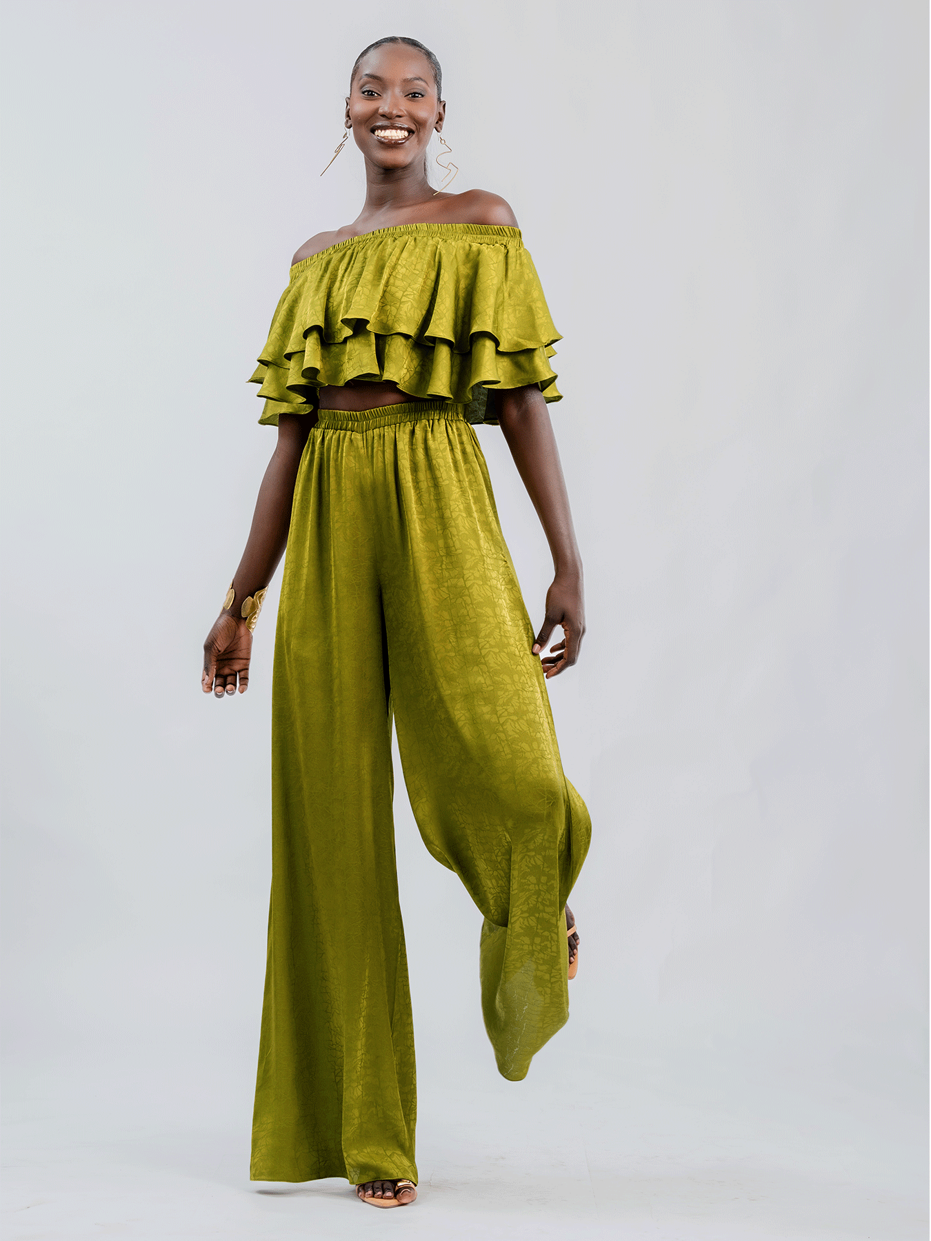 Hana Pants - Ayel Olive