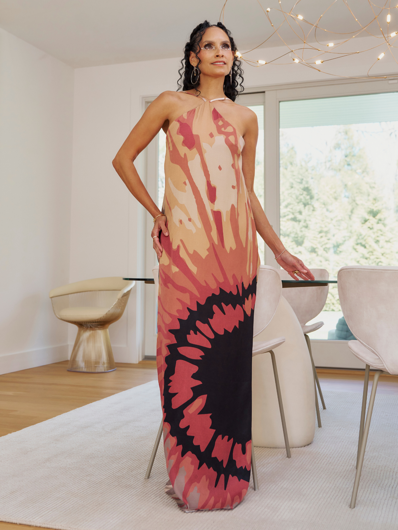 Aria FSC® Certified Viscose Dress - Elle Rose