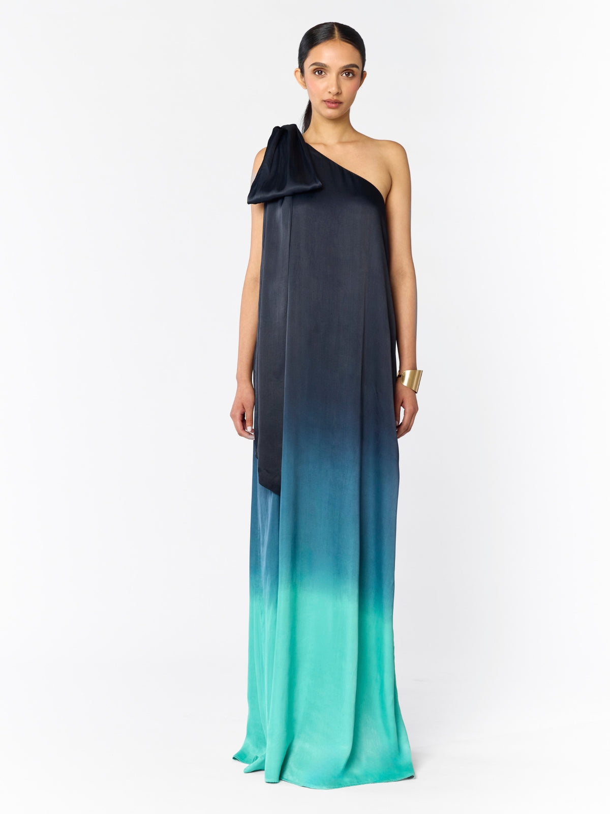 Raya FSC® Certified Viscose Dress - Ombra Blu