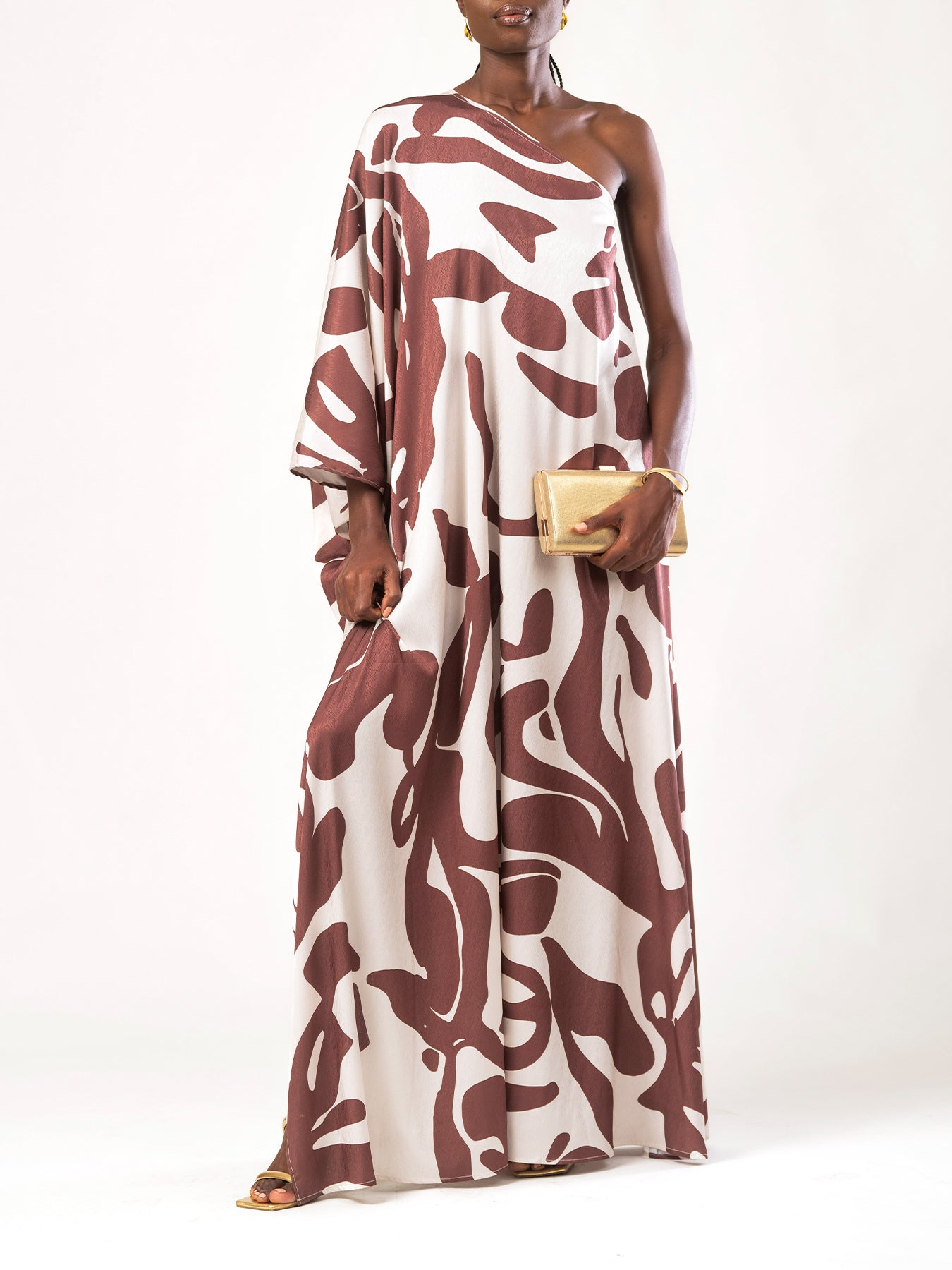 alia maxi dress Joyfolie Women's Alia Maxi Dress in Cream, Extra Extra Small