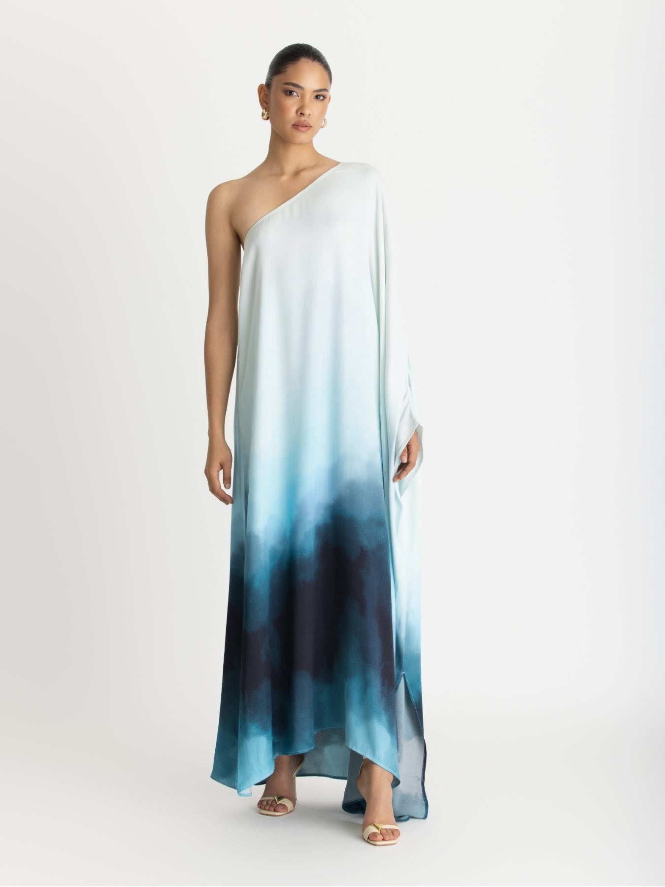 Satu FSC® Certified Viscose Dress - Skye Blu