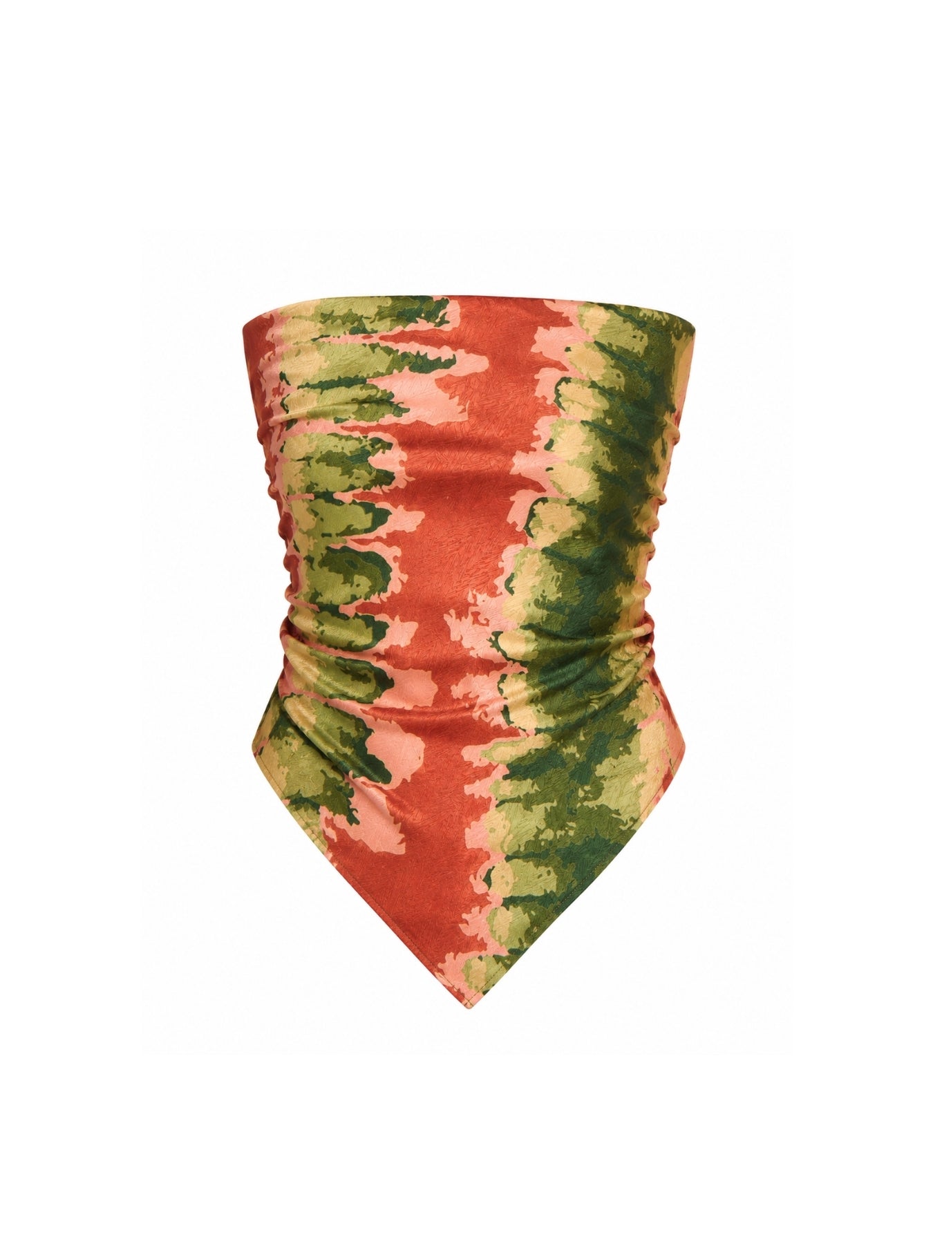 Moussor Scarf Top - Raki Orange