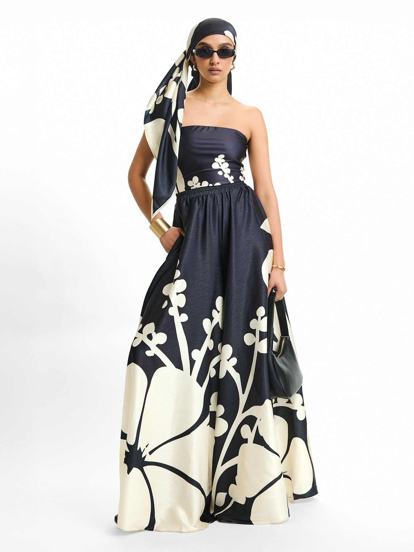 Moussor Scarf Top - Ula Noir