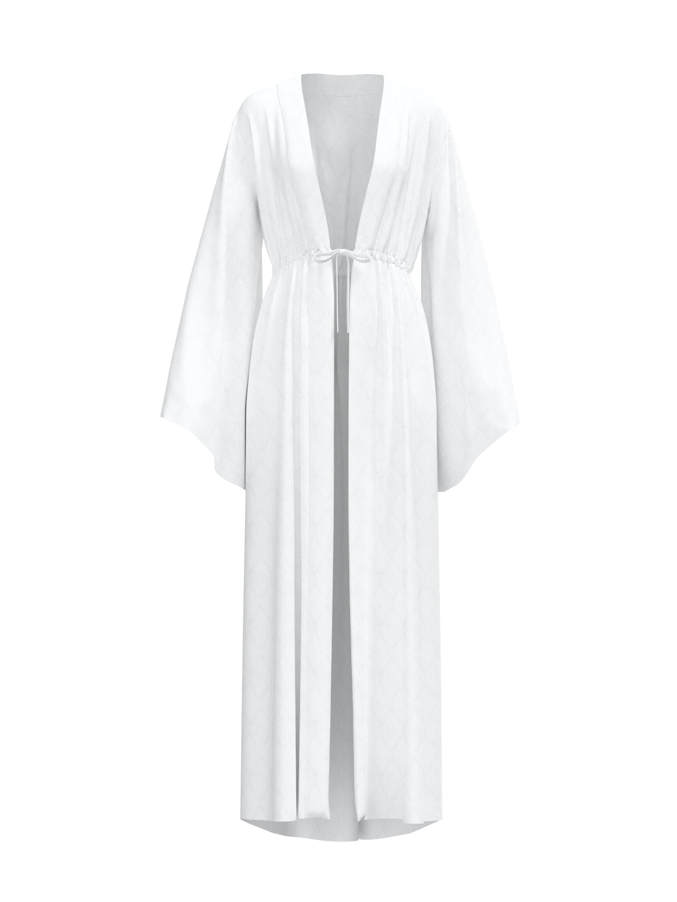 Sirene Cotton Kimono - Ondas Blanc