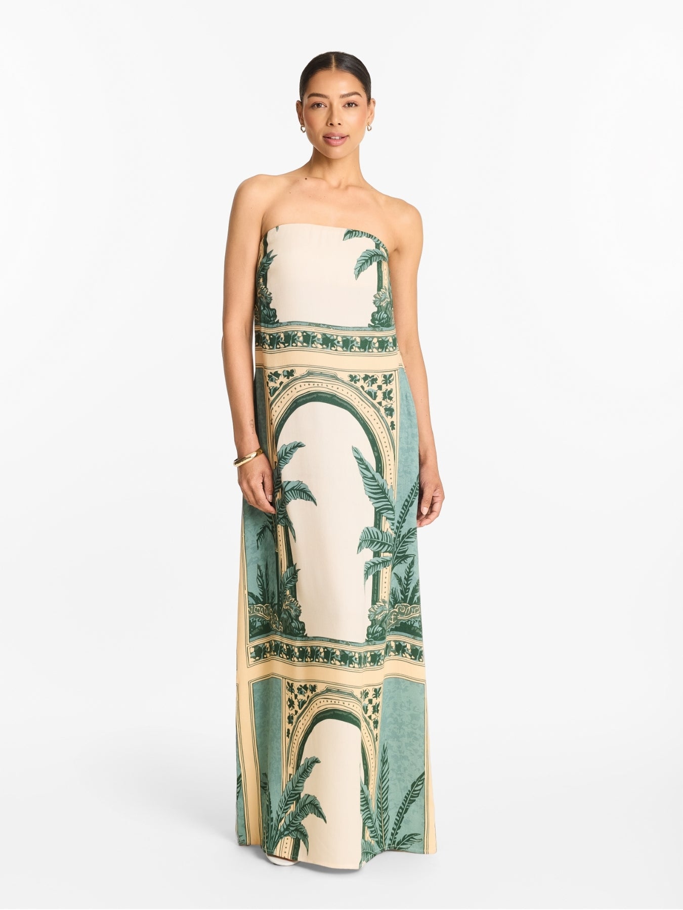 Tubi Ben FSC® Certified Viscose Dress - Viva Olive