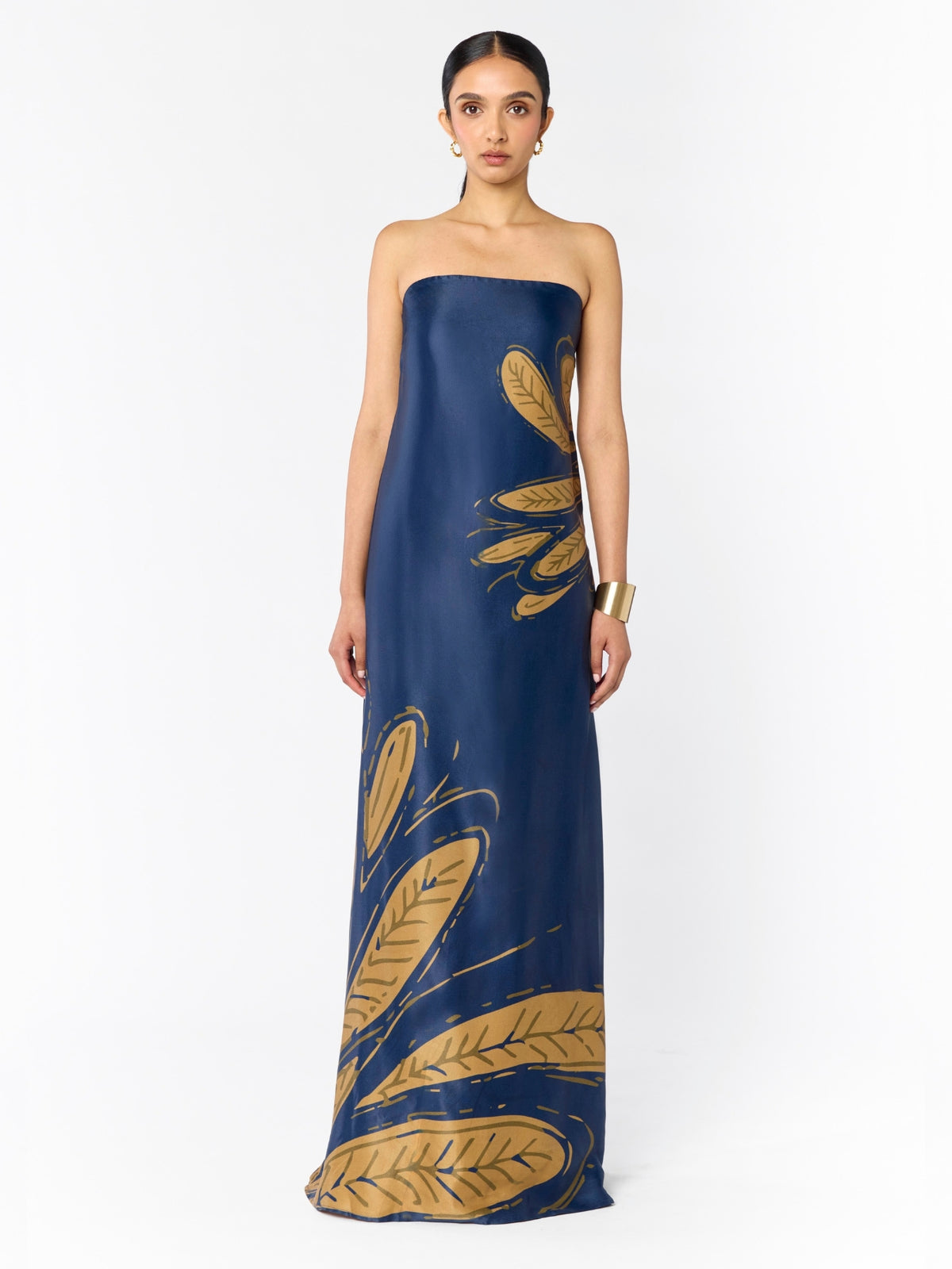 Tubi TWA FSC® Certified Viscose Dress - Fiura Navy