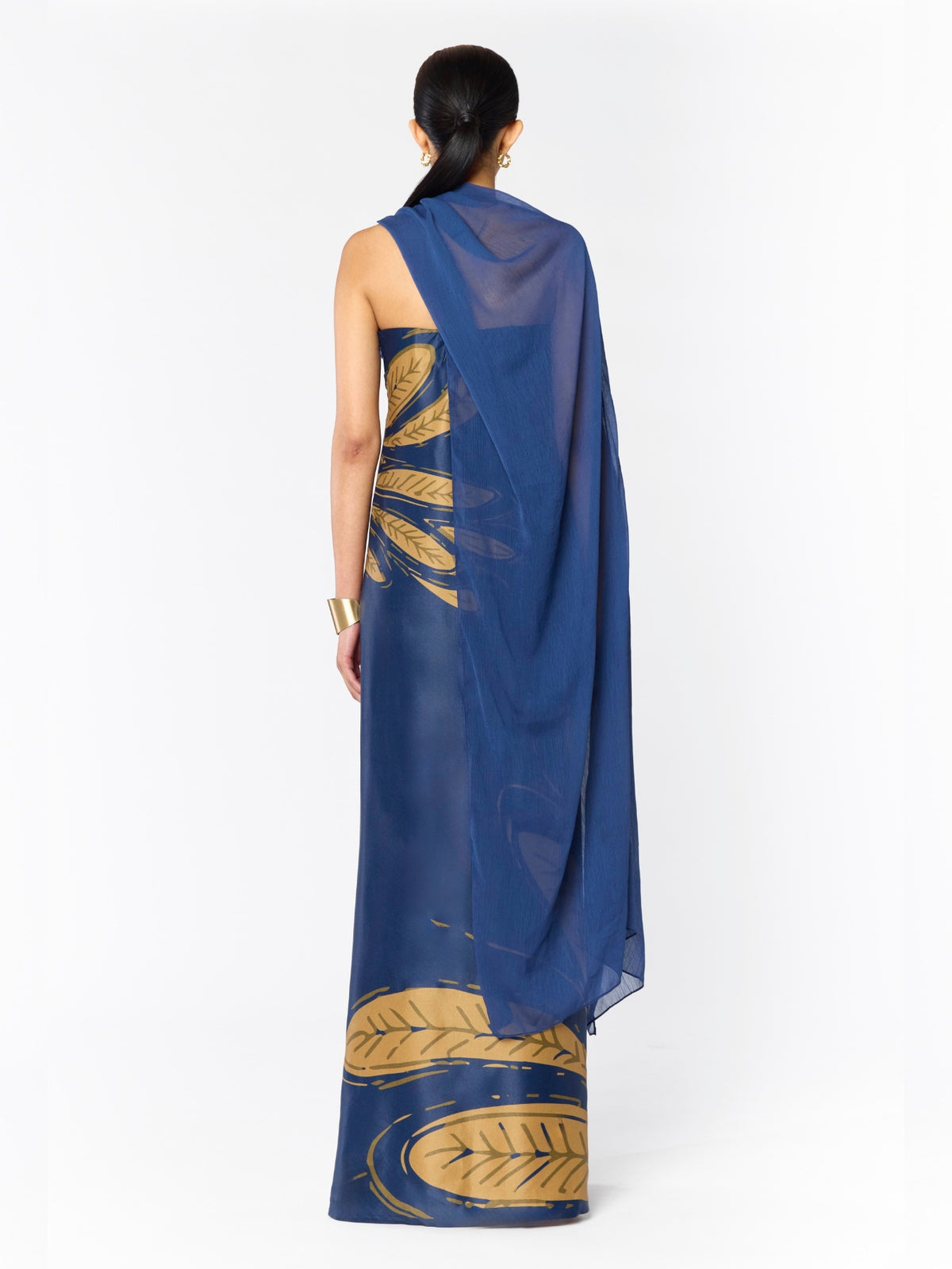 Tubi TWA FSC® Certified Viscose Dress - Fiura Navy