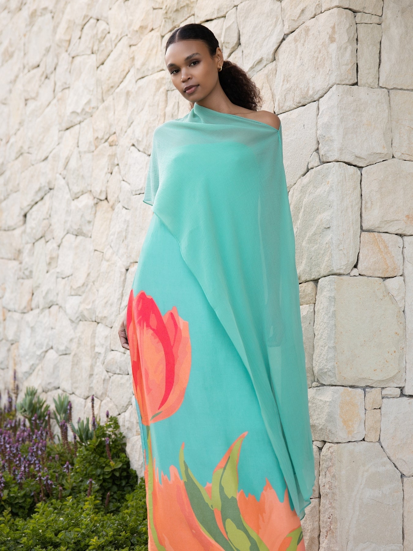 Tubi TWA FSC Certified Viscose Dress - Tulip Mint