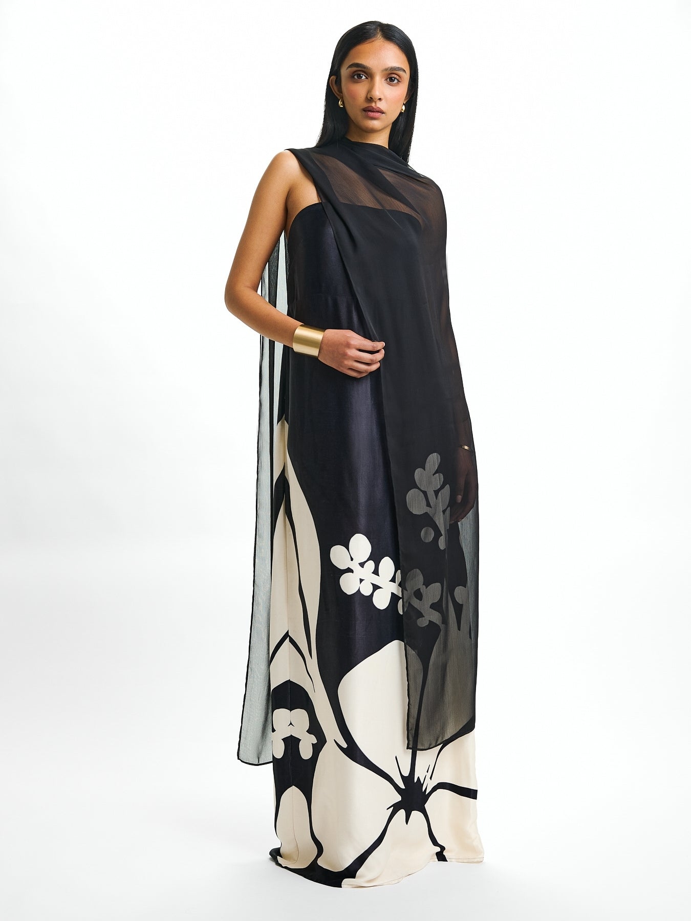 Tubi TWA FSC® Certified Viscose Dress - Ula Noir