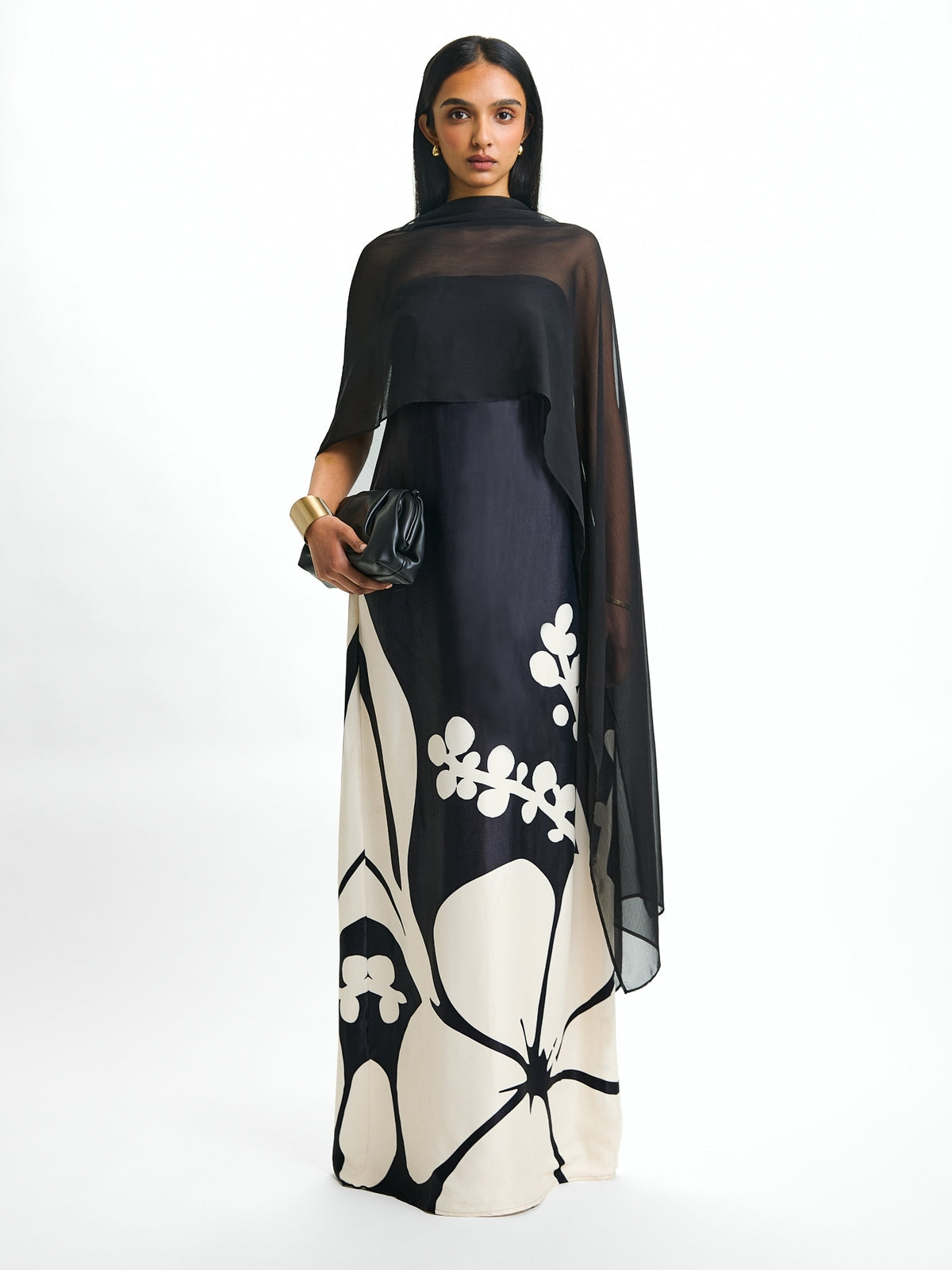 Tubi TWA FSC® Certified Viscose Dress - Ula Noir