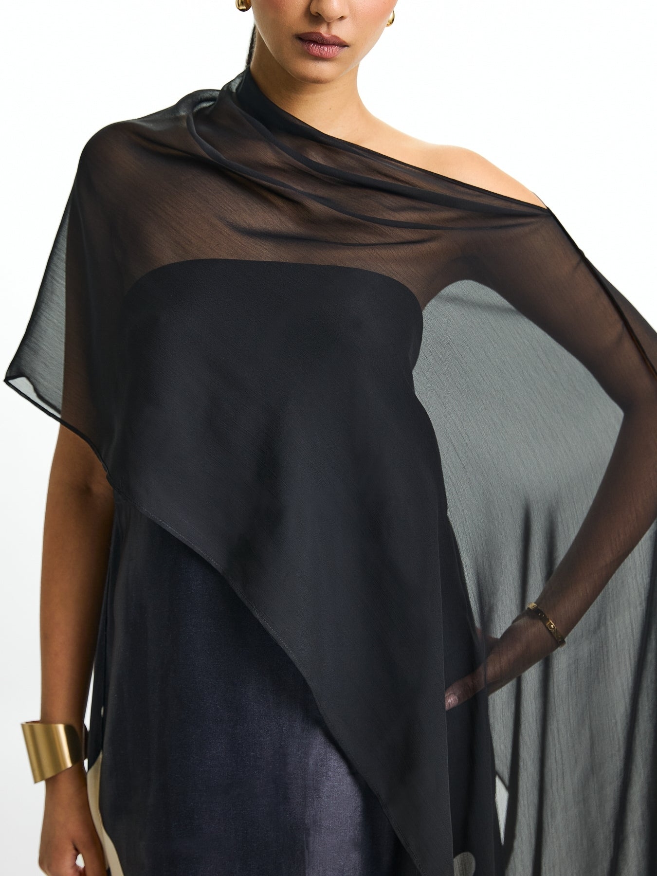 Tubi TWA FSC® Certified Viscose Dress - Ula Noir