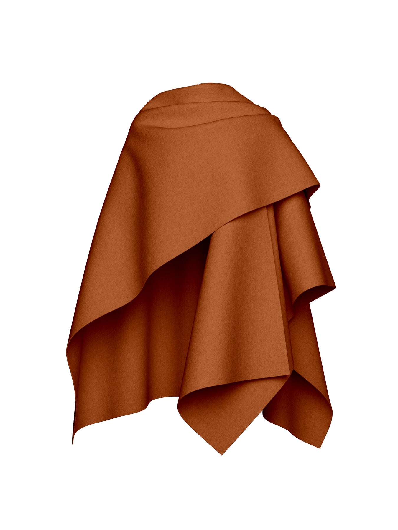 Wrap Cape - Solid Brown