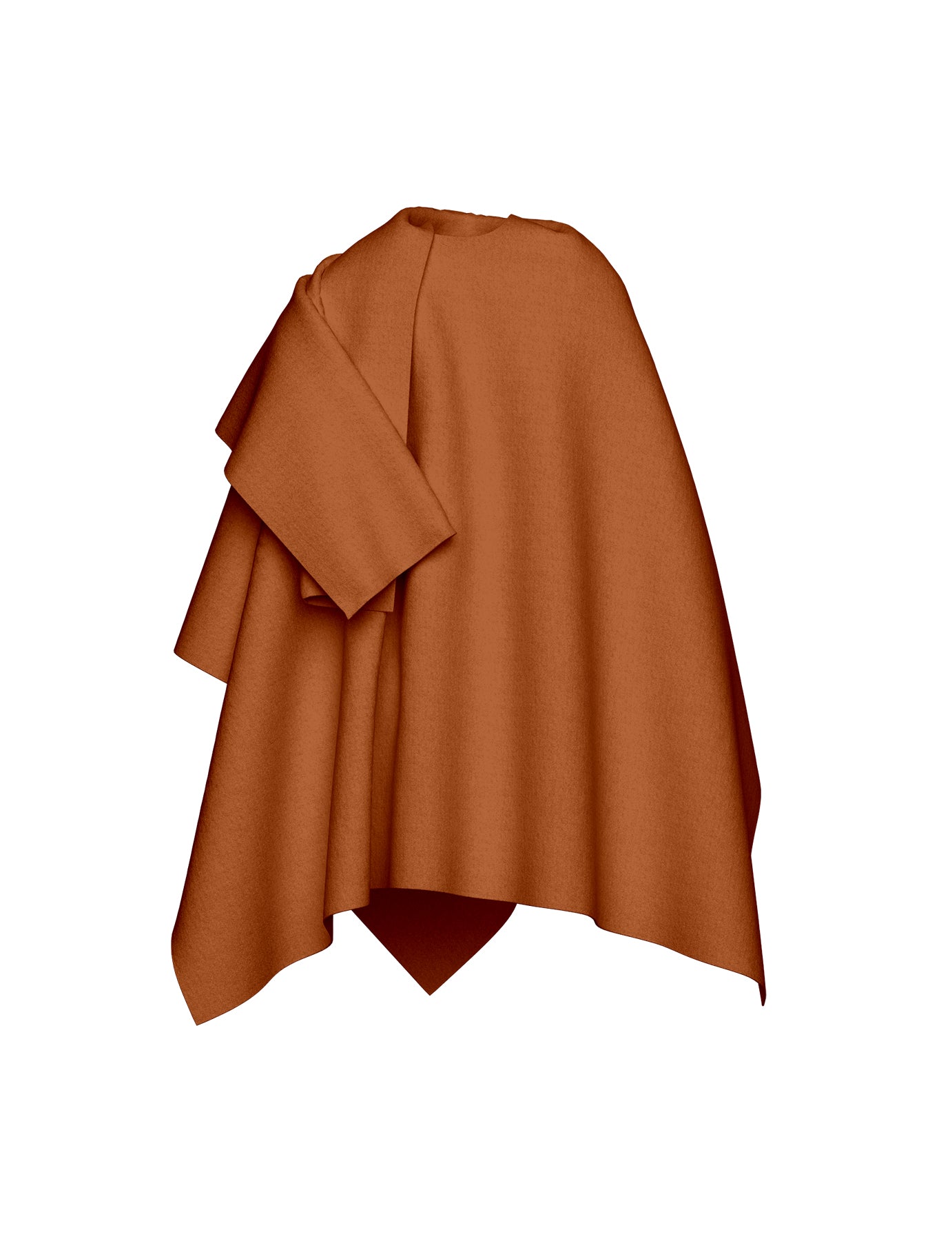 Wrap Cape - Solid Brown