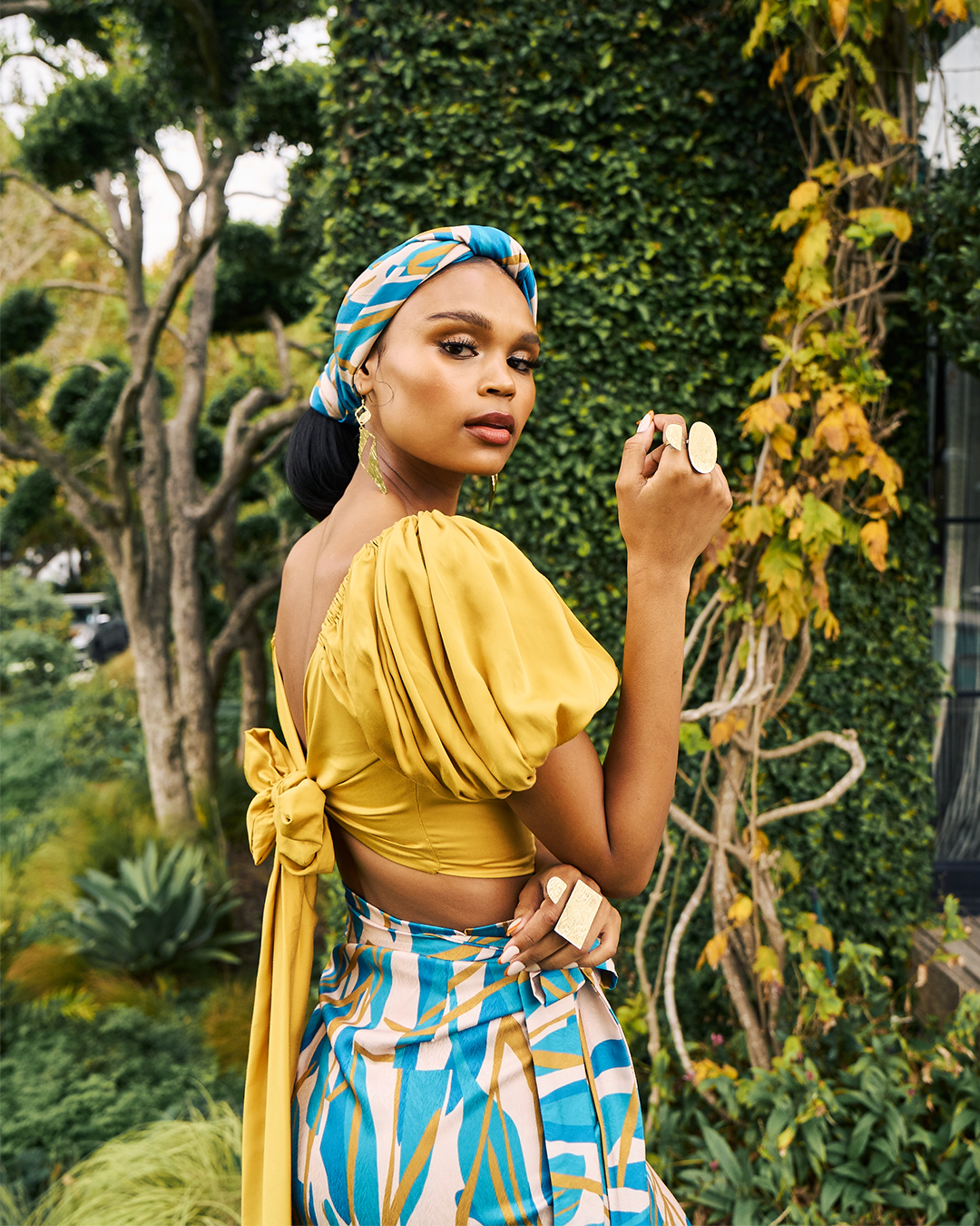 Sustainable Zany Top - Solid Mustard