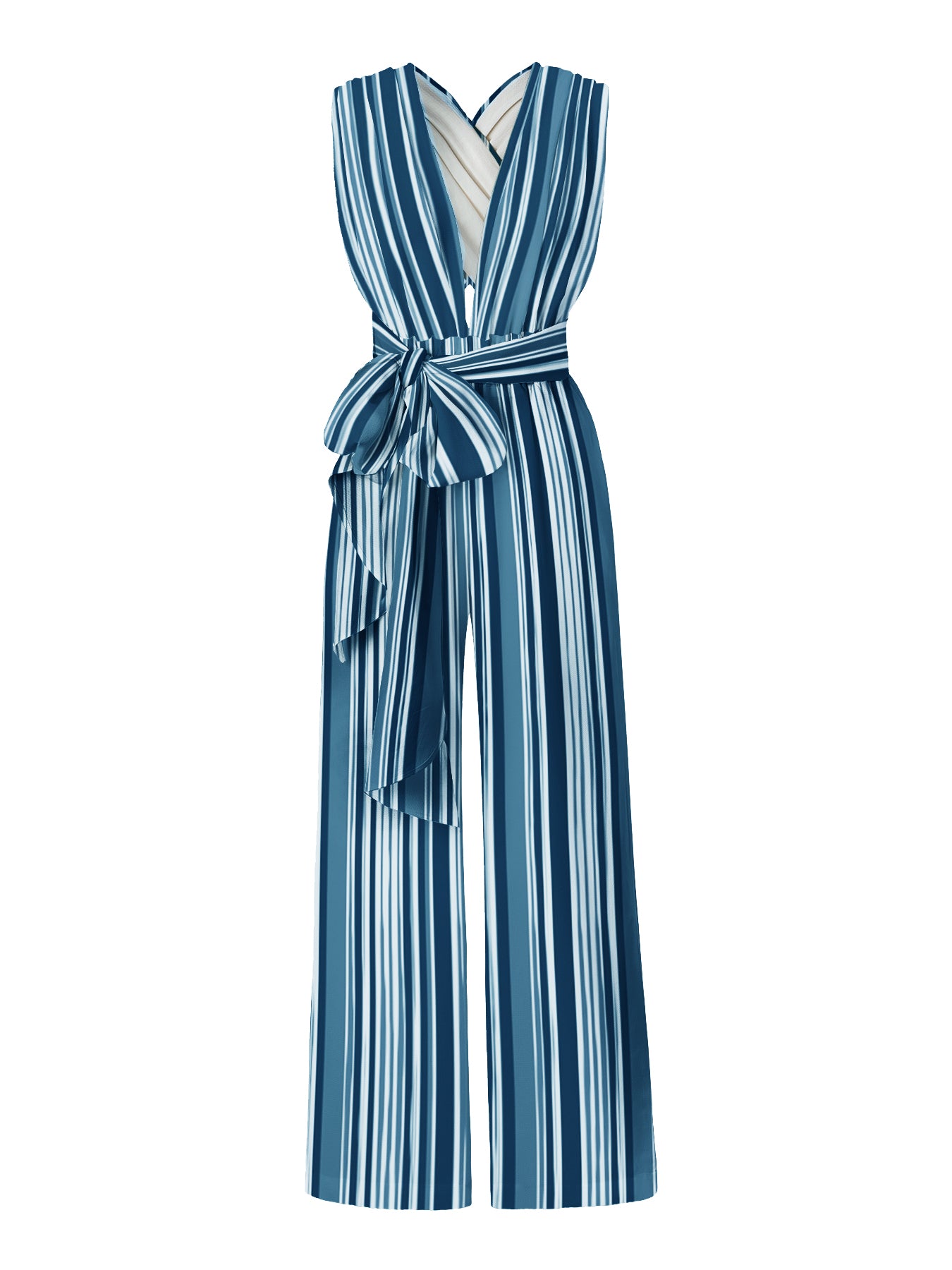 UMY Jumpsuit - Rayas Blu