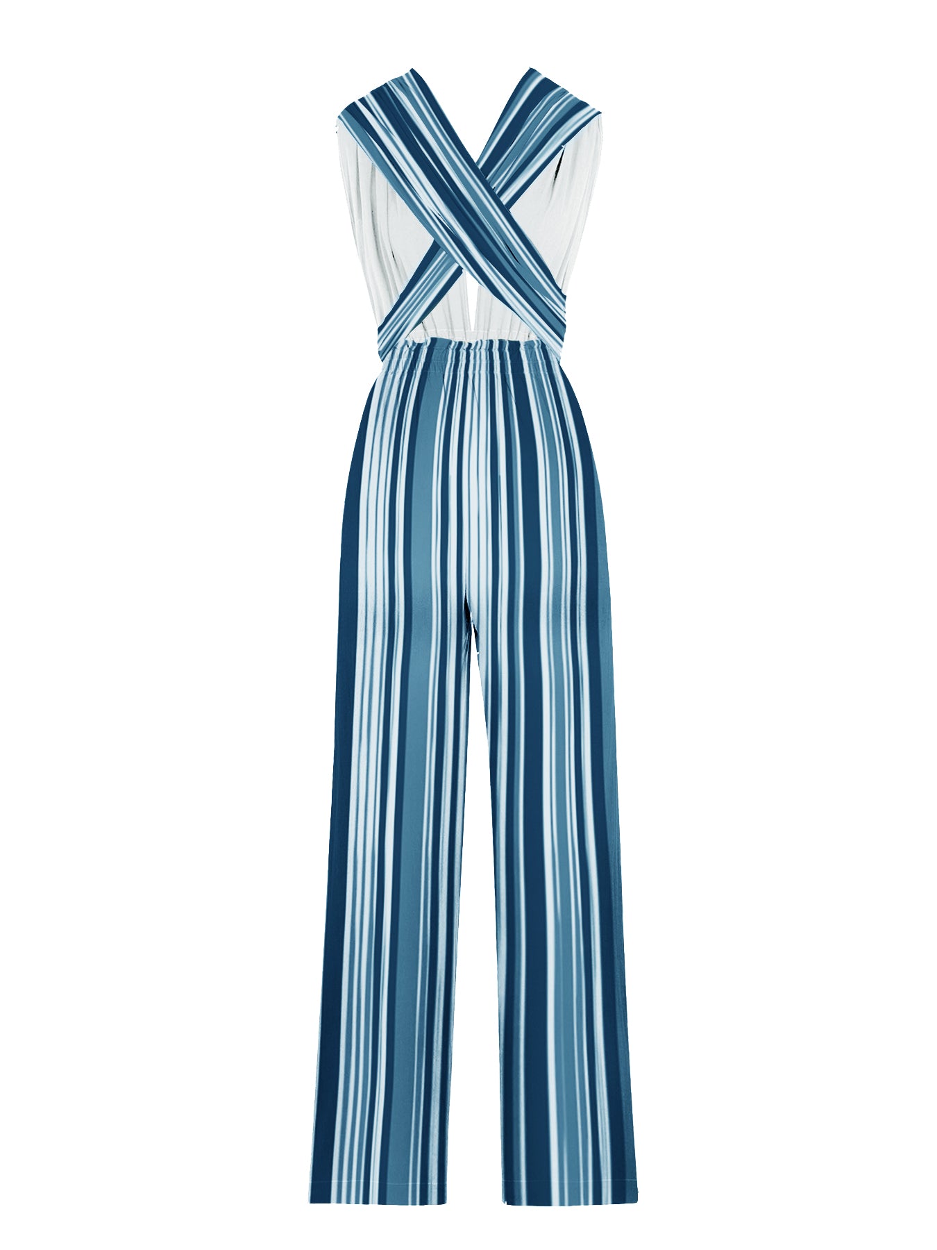 UMY Jumpsuit - Rayas Blu