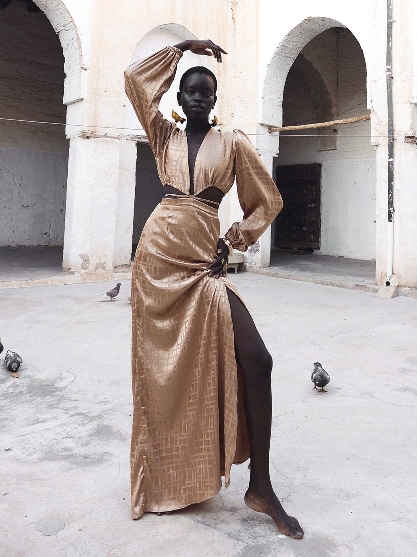 Amal Dress | Dhaw Gold Amal Dress | Dhaw Gold / S (US 4 to US 6) Amal Dress | Dhaw Gold Amal Dress | Dhaw Gold / S (US 4 to US 6)