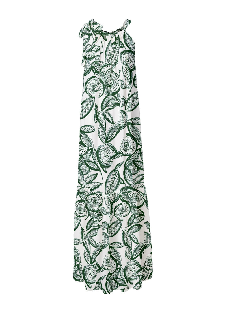Gnoor Dress - Flora Green - diarrablu