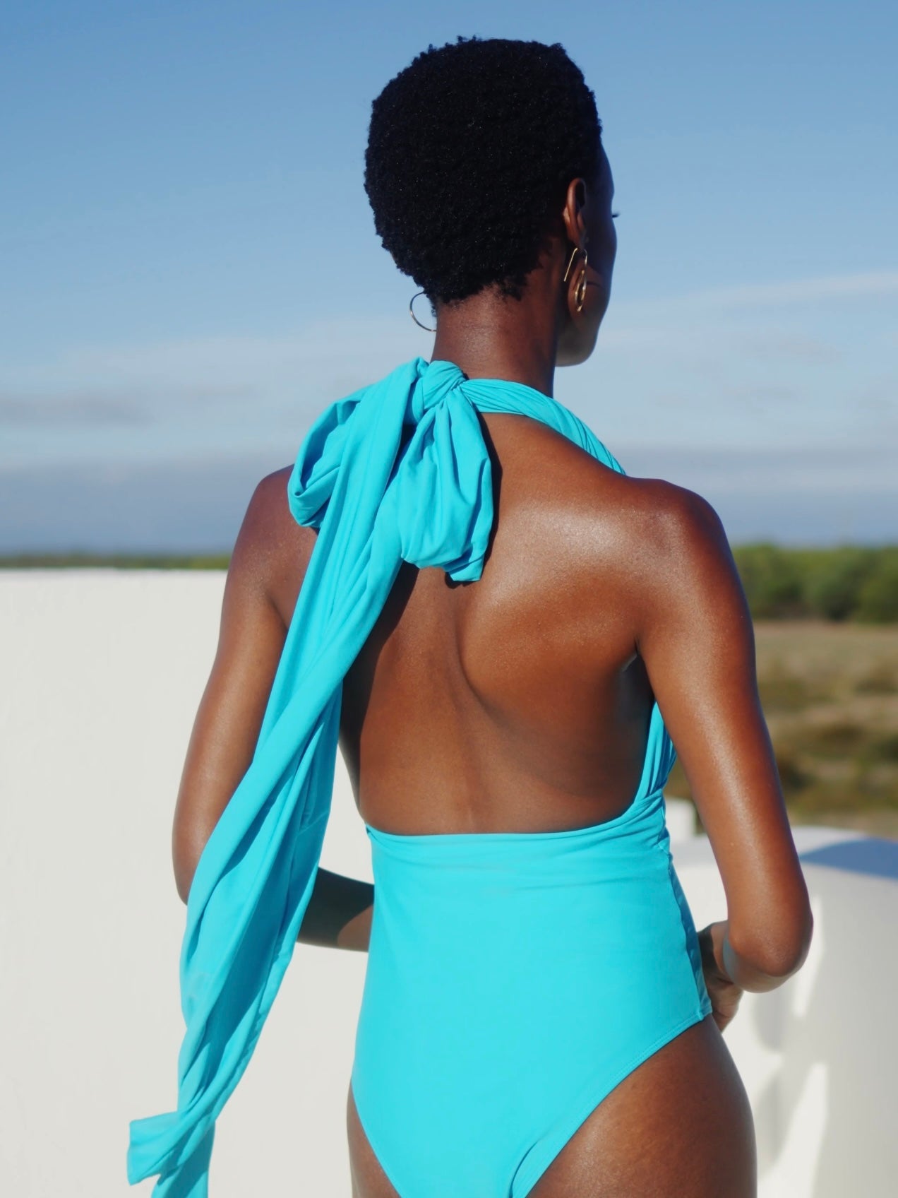 Infinity Swimsuit - Solid Blu - diarrablu