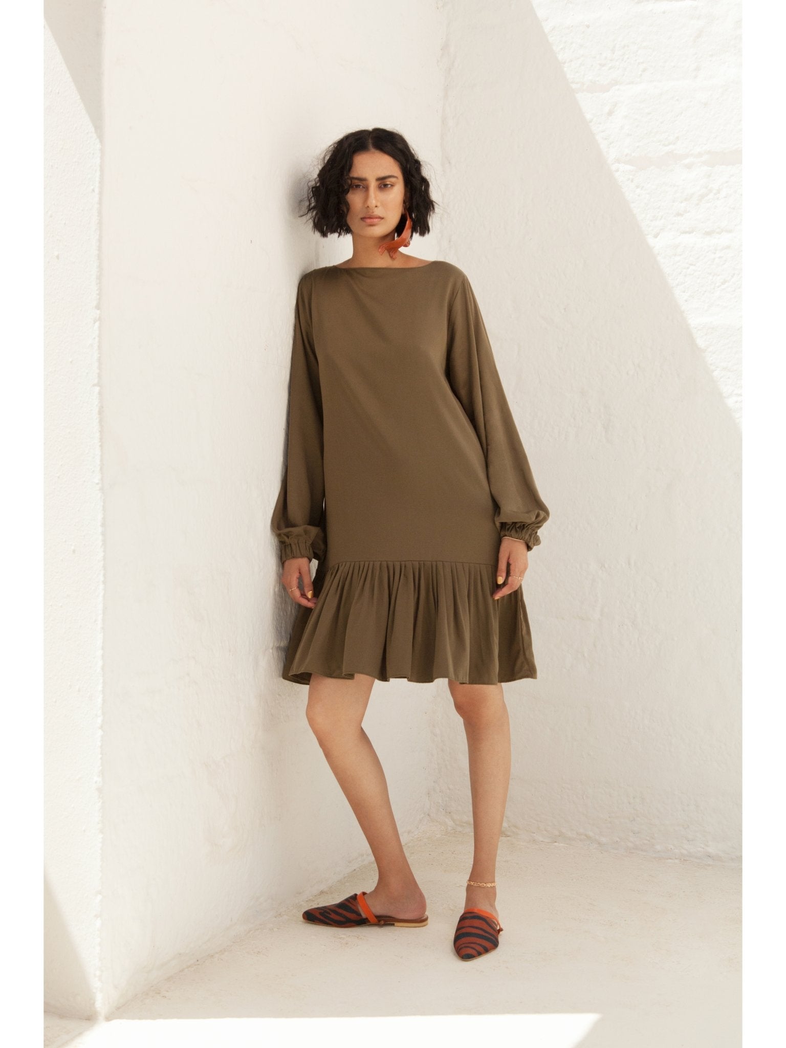 Kali Dress - Olive - diarrablu