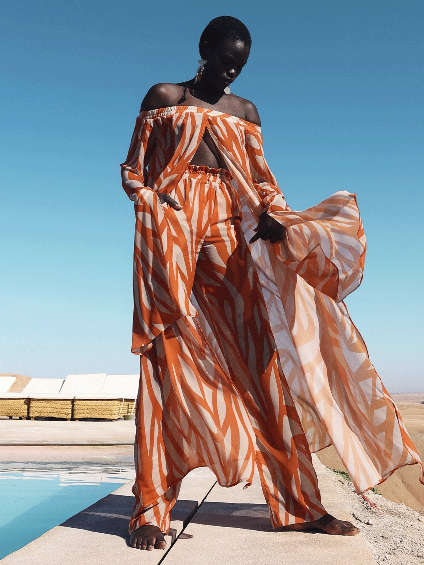 Leer Pants - Bela Orange - diarrablu