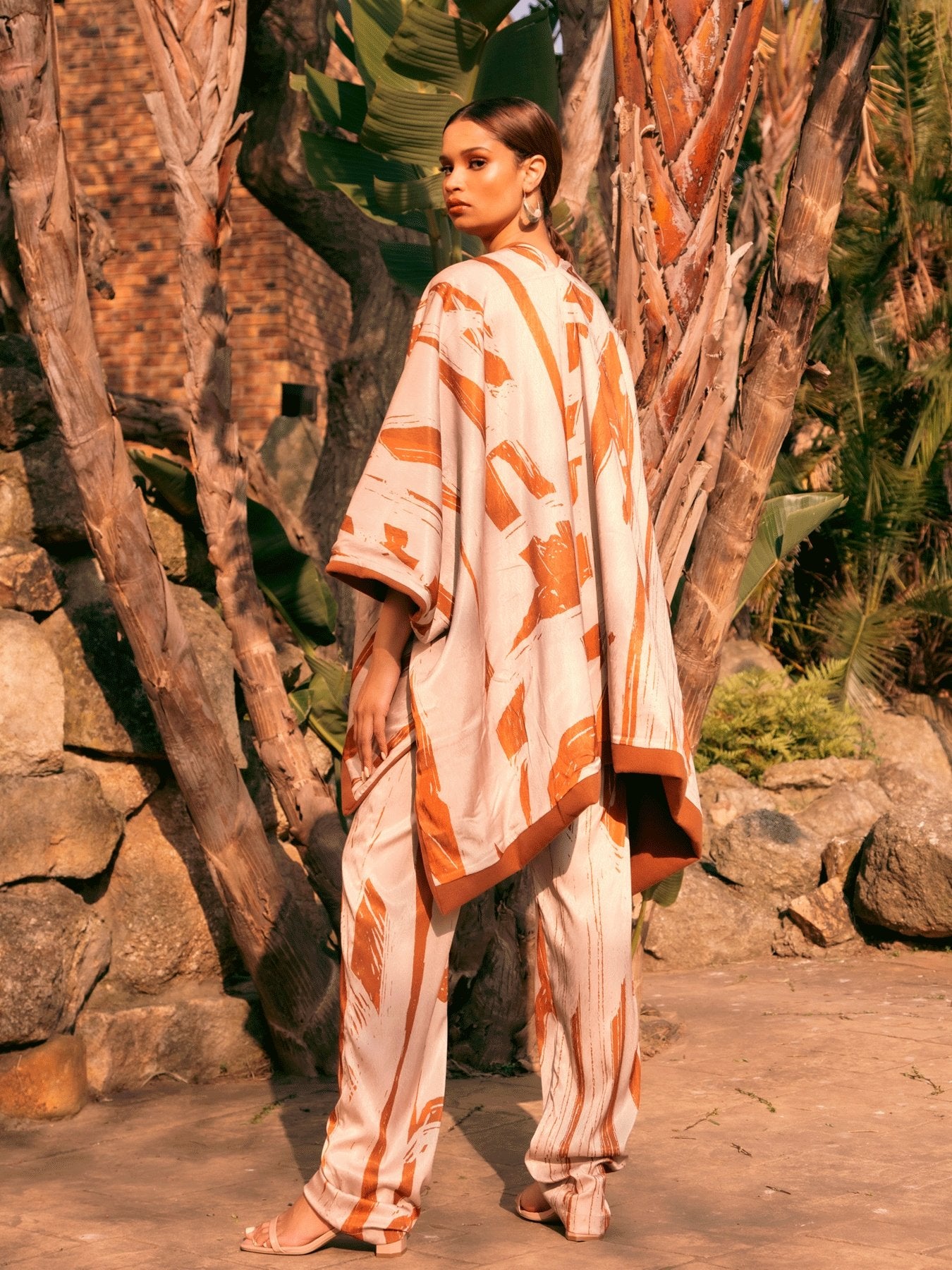 Leer Pants - Garden Cream - diarrablu