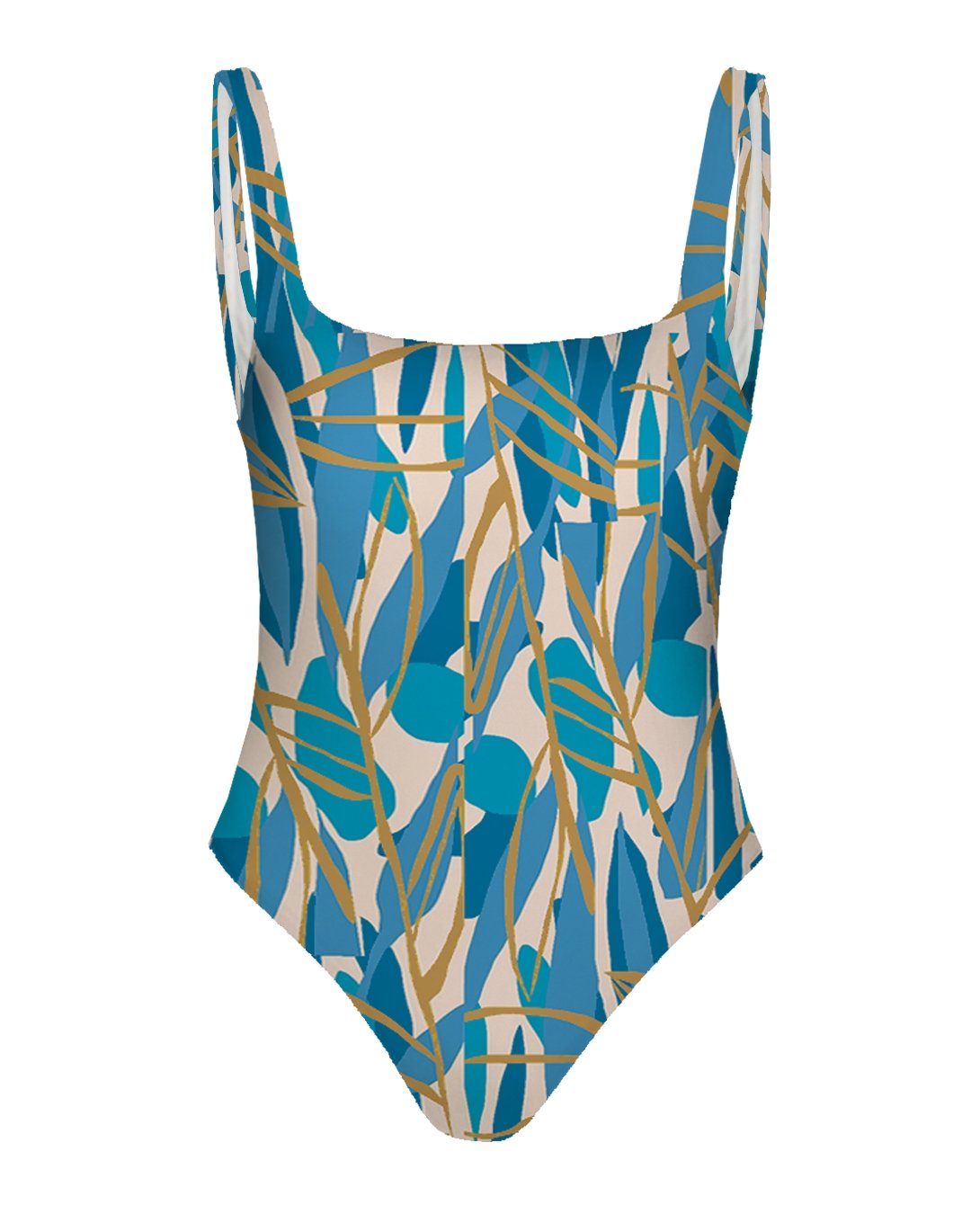 Leila Swimsuit - Blossom Teal - diarrablu