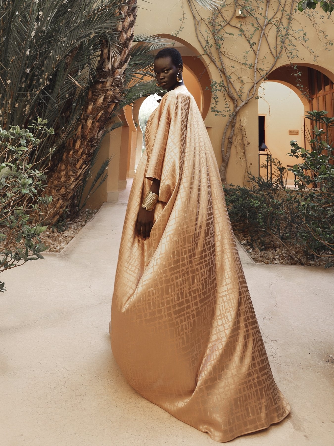 Naim Dress - Dhaw Gold - diarrablu