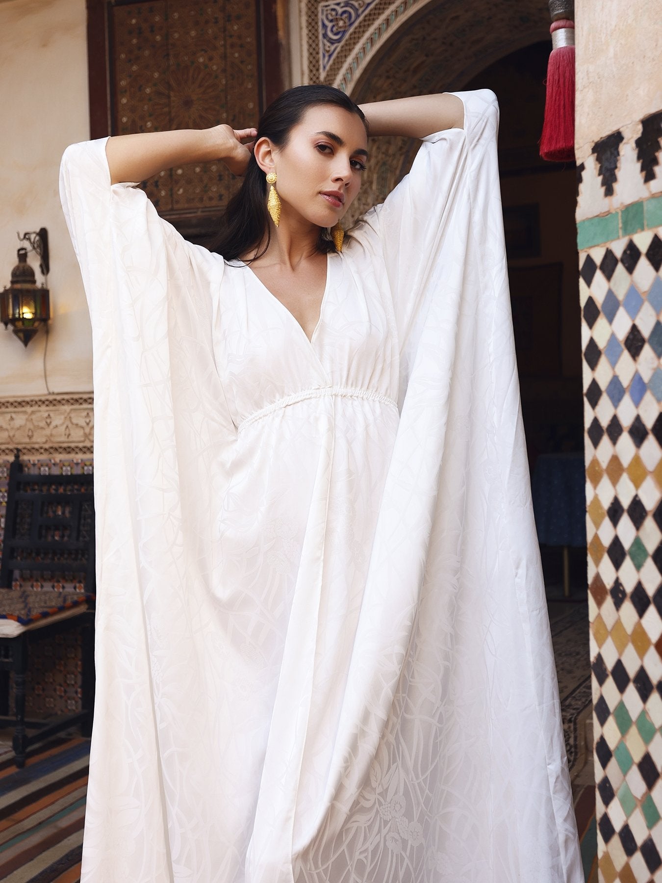 Naim Dress - Zahr Blanc - diarrablu